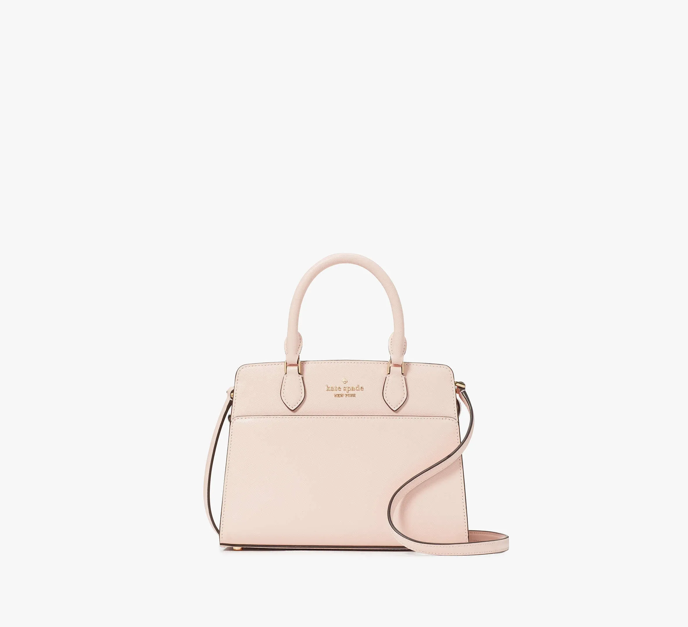 Kate Spade Madison Saffiano Leather Small Satchel, Conch Pink