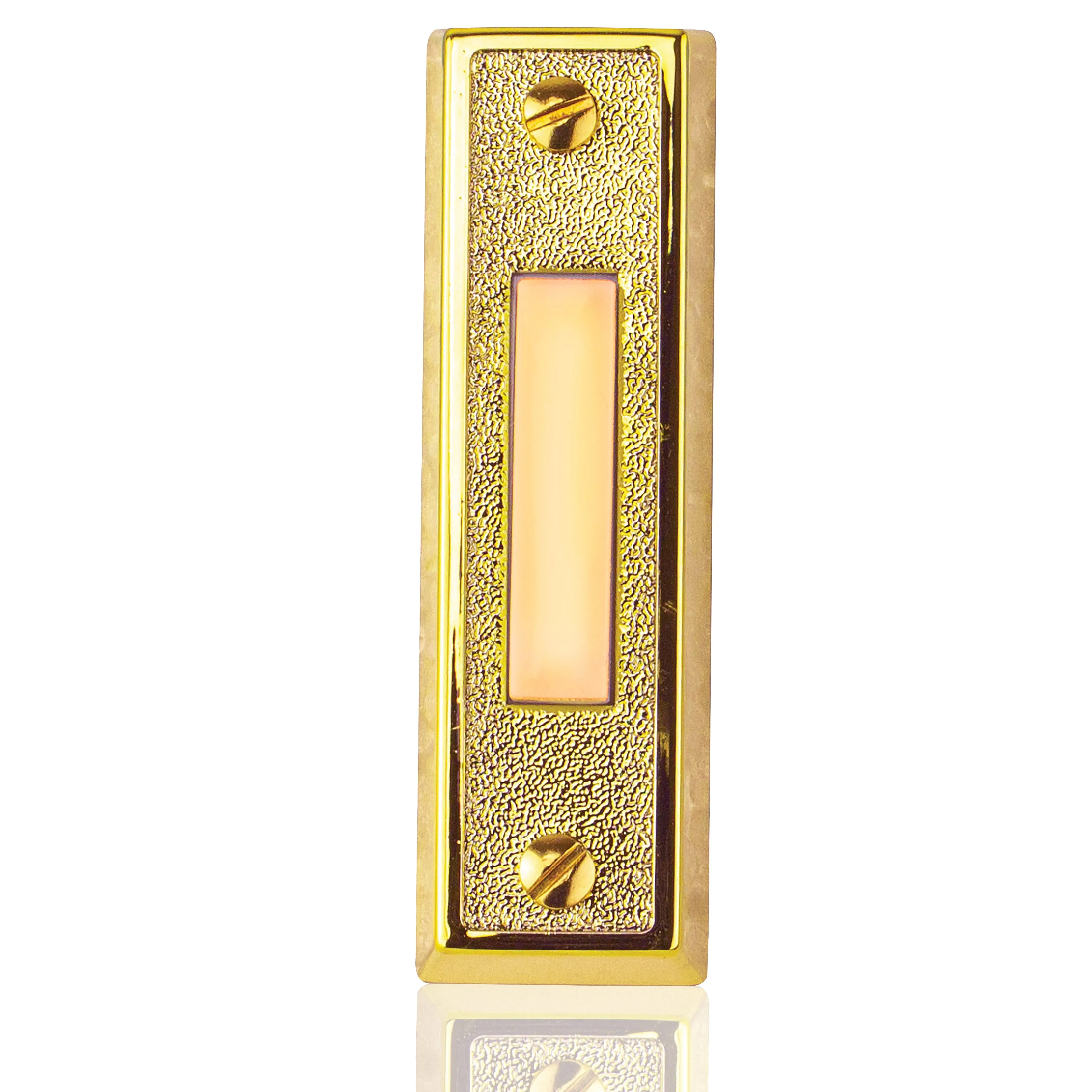 Newhouse Hardware Lighted Door Chime Button - Brass