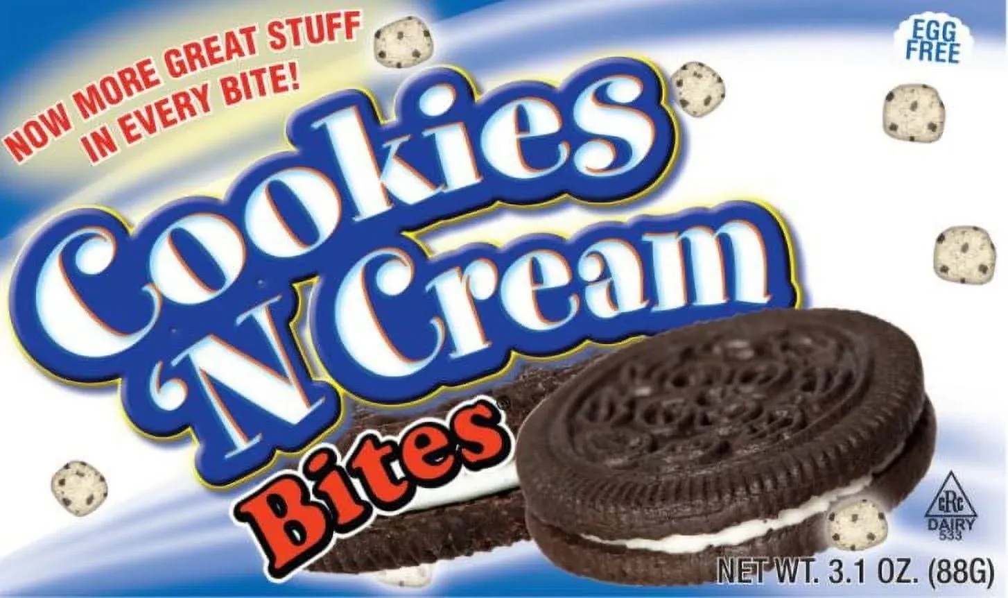 Cookies N' Cream Bites, 3.1 oz, 12 ct