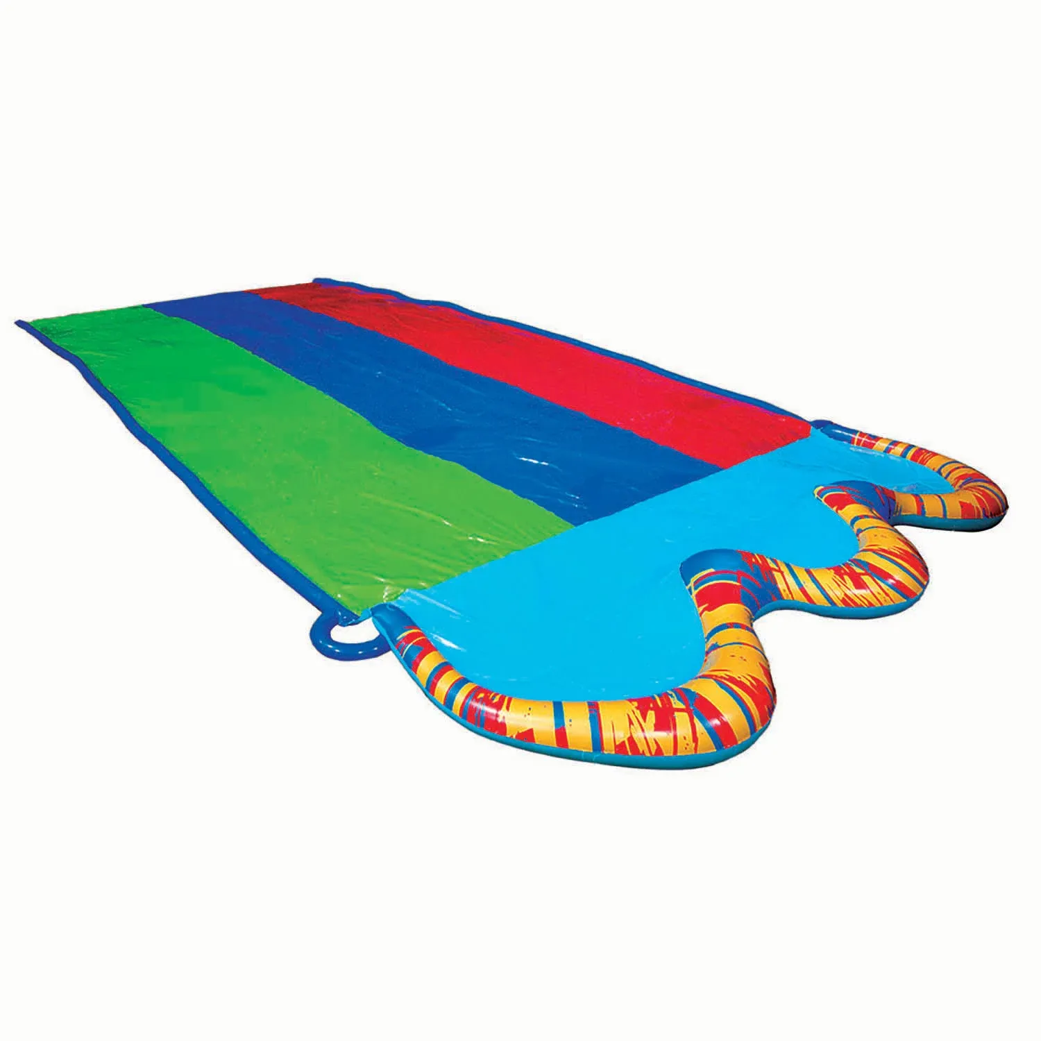 Banzai Triple Racer 16 Ft Water Slide-with 3 bodyboards included, Multicolor