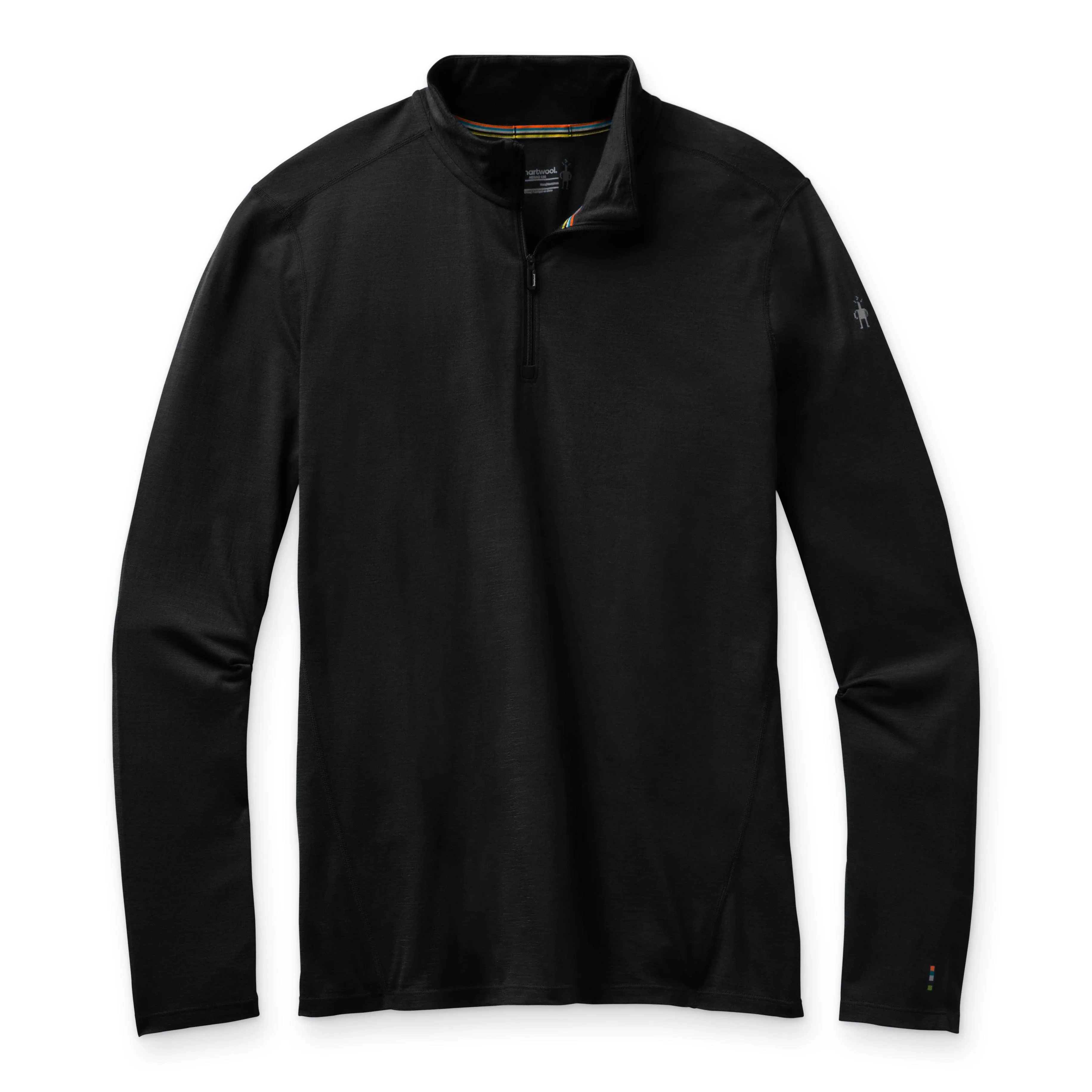 Smartwool Classic All-Season Merino 1/4-Zip Base Layer - Men's Black S