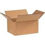 Perfect Stix Shipping Boxes Mailers 8x6x4 Inches Cardboard Small Packing Kraft Moving Mailing Box, Pack of 10. Sturdy Cardboard