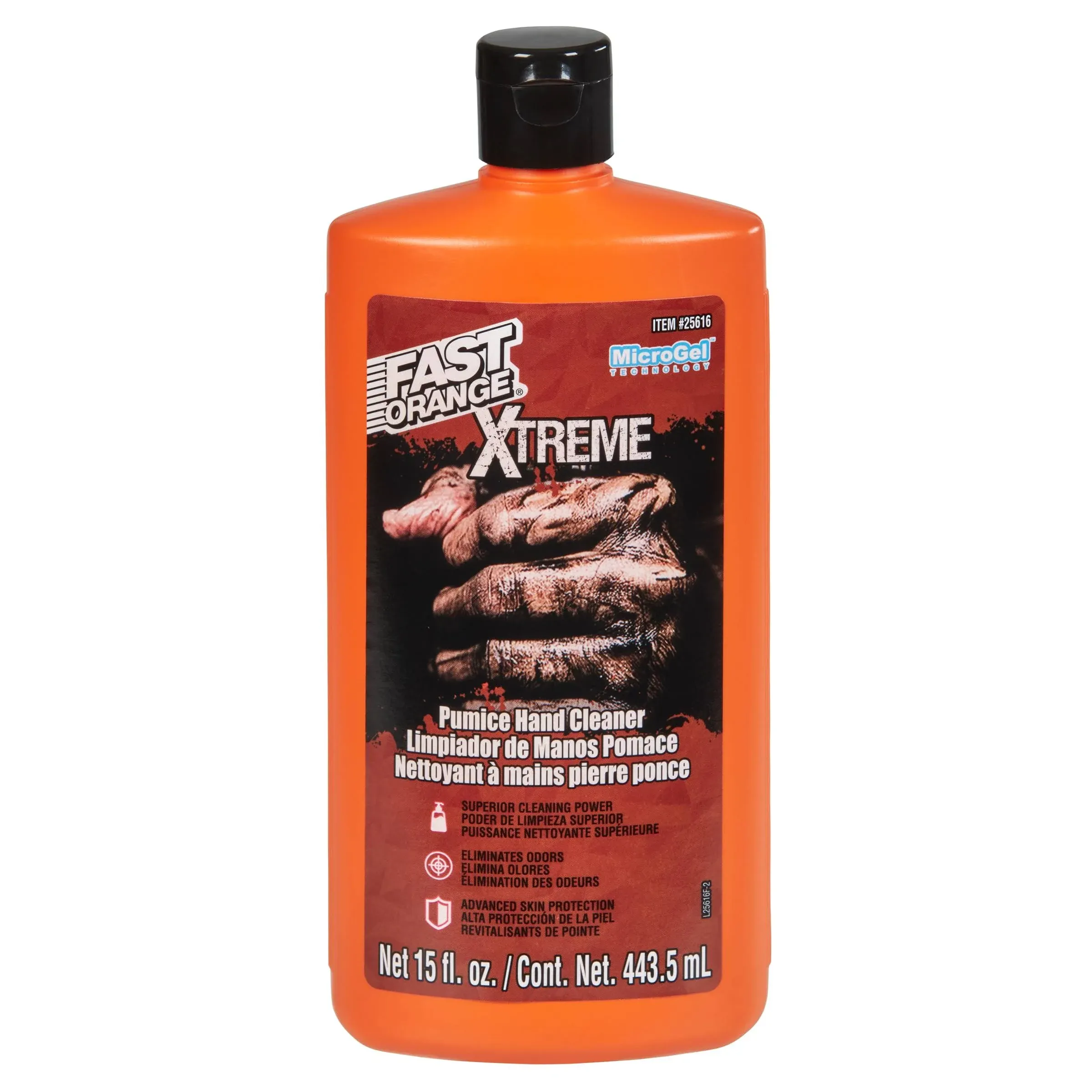 Fast Orange 25616 Xtreme Hand Cleaner, 15 oz.