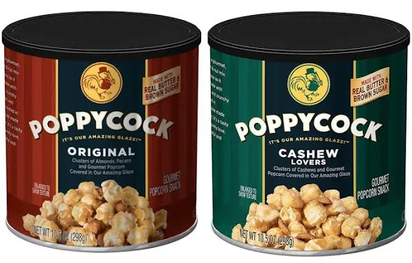 Poppycock Original & Cashew Lovers 10.5oz (2-Pack)