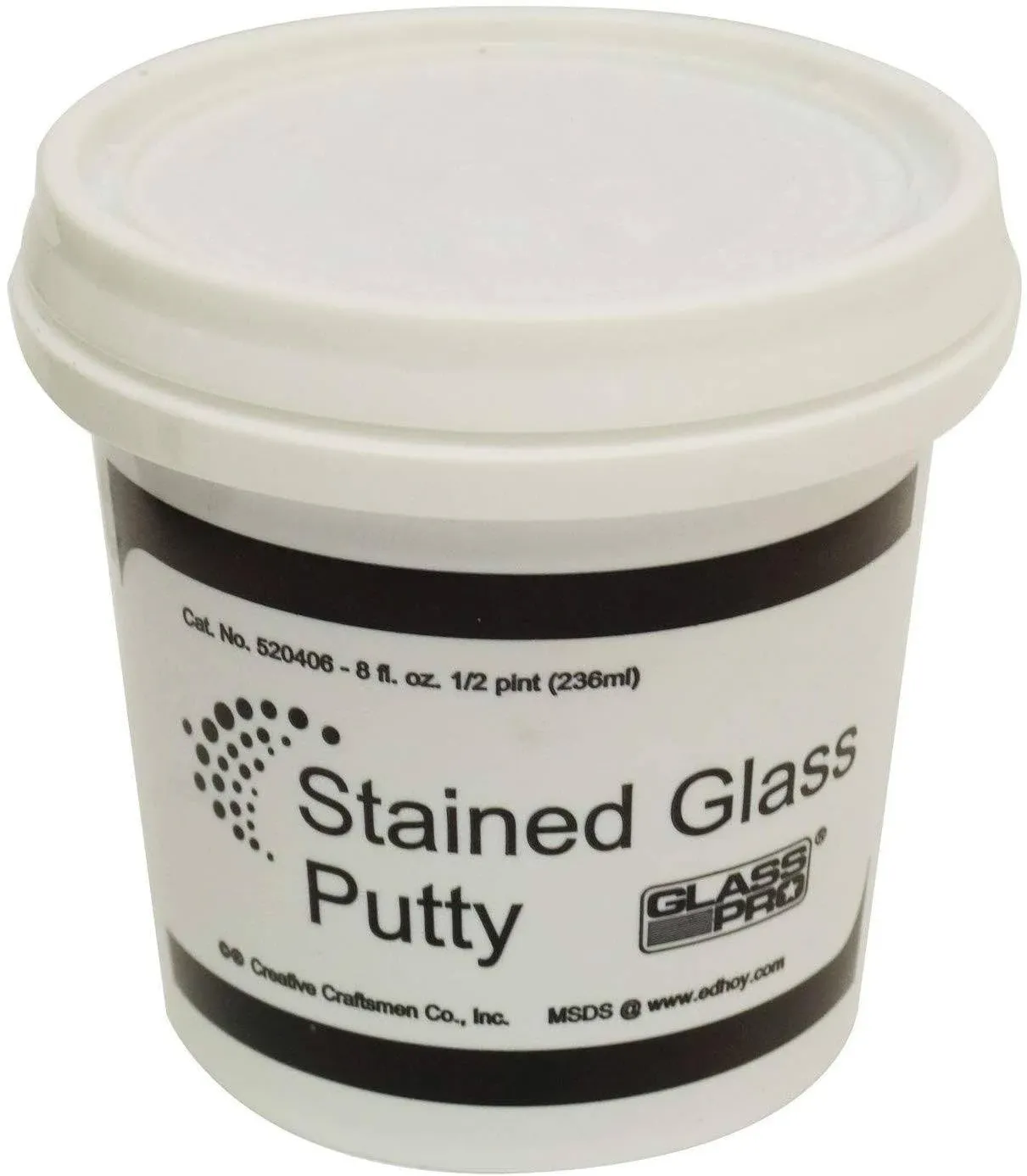 Sun and Moon Stained Glass Glasspro Putty Black