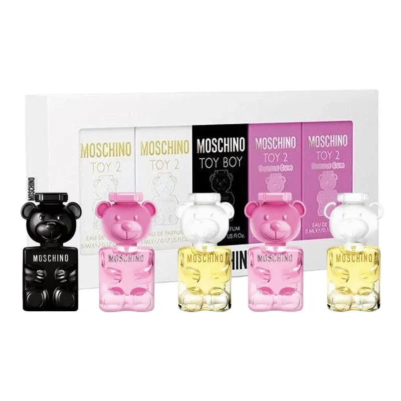 Moschino Toy Miniature Collction 5 Pcs Unisex Splash Gift Set