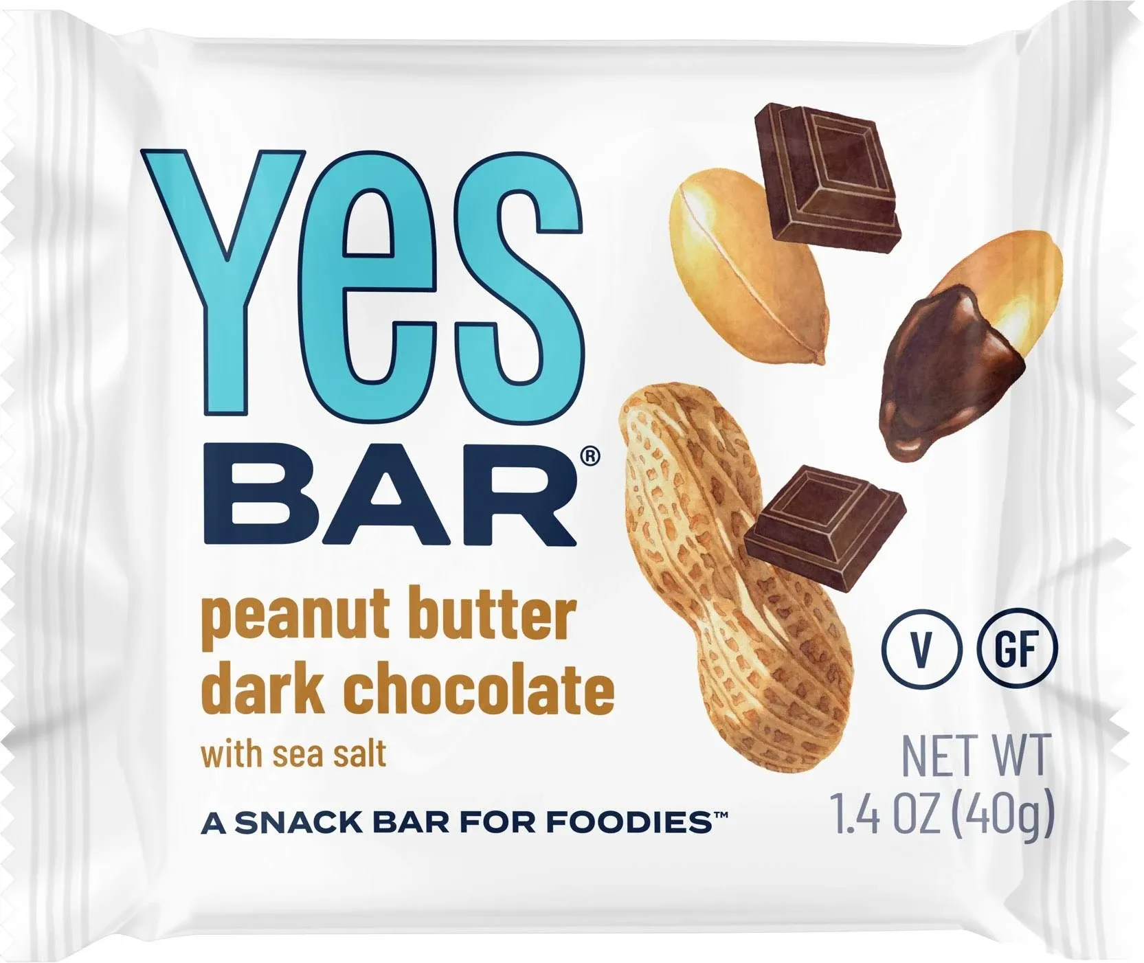 Yes Bar Peanut Butter Dark Chocolate Bar