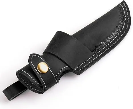 Gentlestache Belt Knife Sheath Holster Horizontal for EDC Compact Draw Black at ...