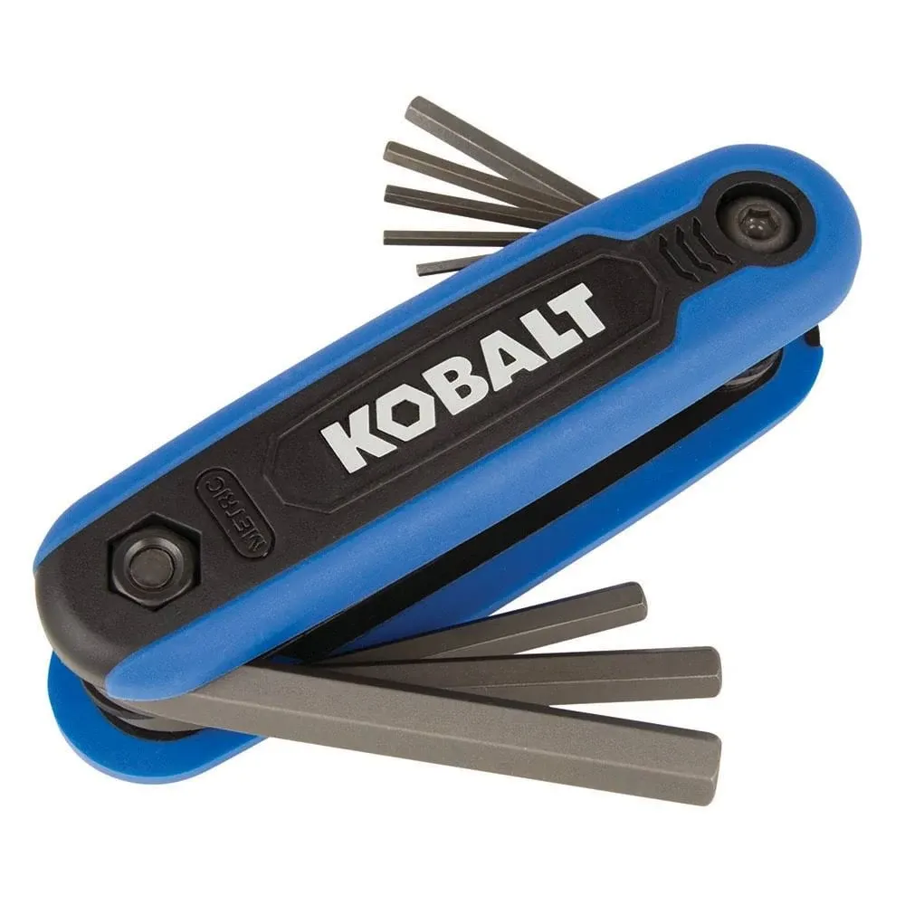 Kobalt 8-Key Metric Folding Hex Key Set KHK09