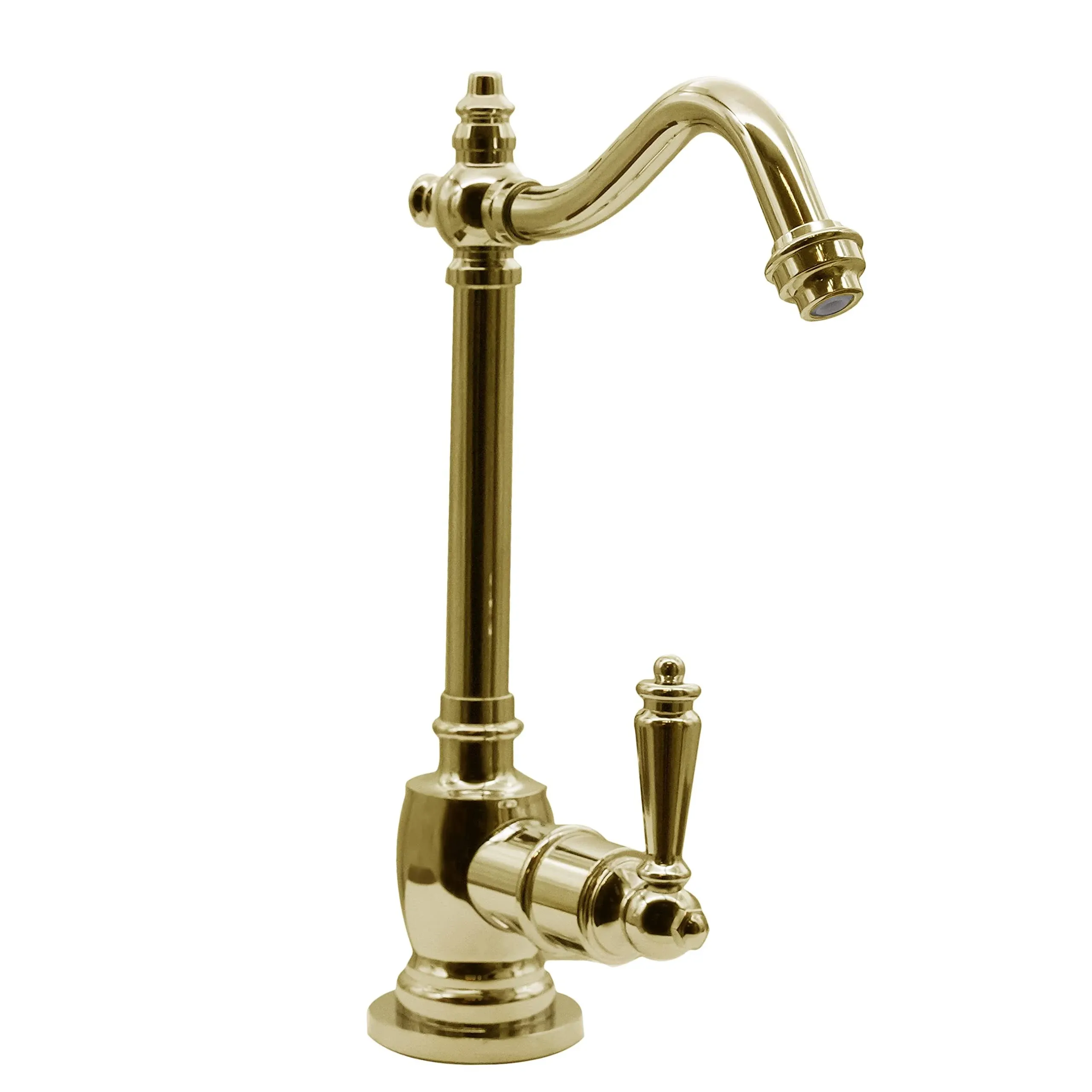 Westbrass D2035-NL-01 9" Victorian 1-Lever Handle Cold Water Dispenser Faucet ...