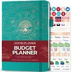 Legend Budget Planner – Deluxe Financial Planner Organizer & Budget Book. Money Planner Account Book & Expense Tracker Notebook Journal for