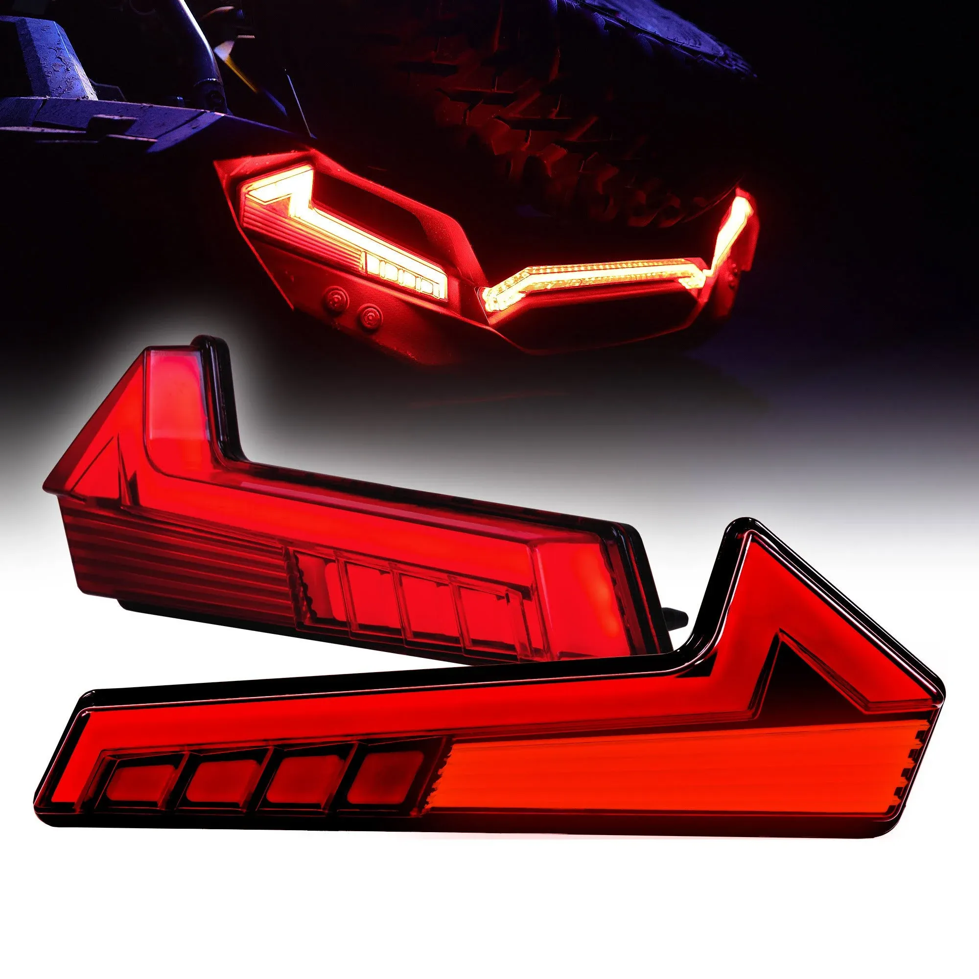 True Mods LED Tail Brake Light for 2017-2022 Polaris RZR XP 1000 Turbo [Thunder ...