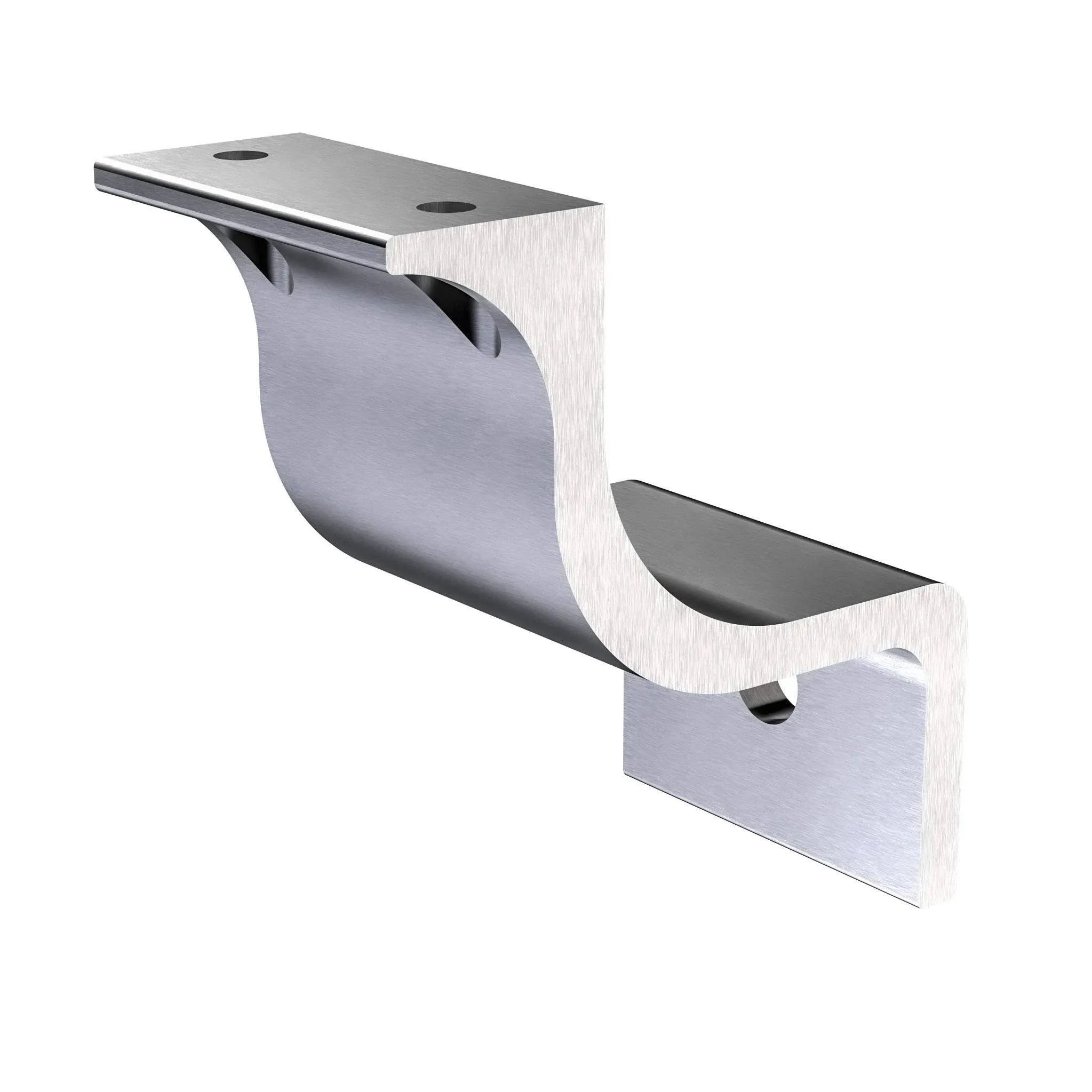 Stainless Steel Handrail Wall Bracket Pulsar by Inline Design