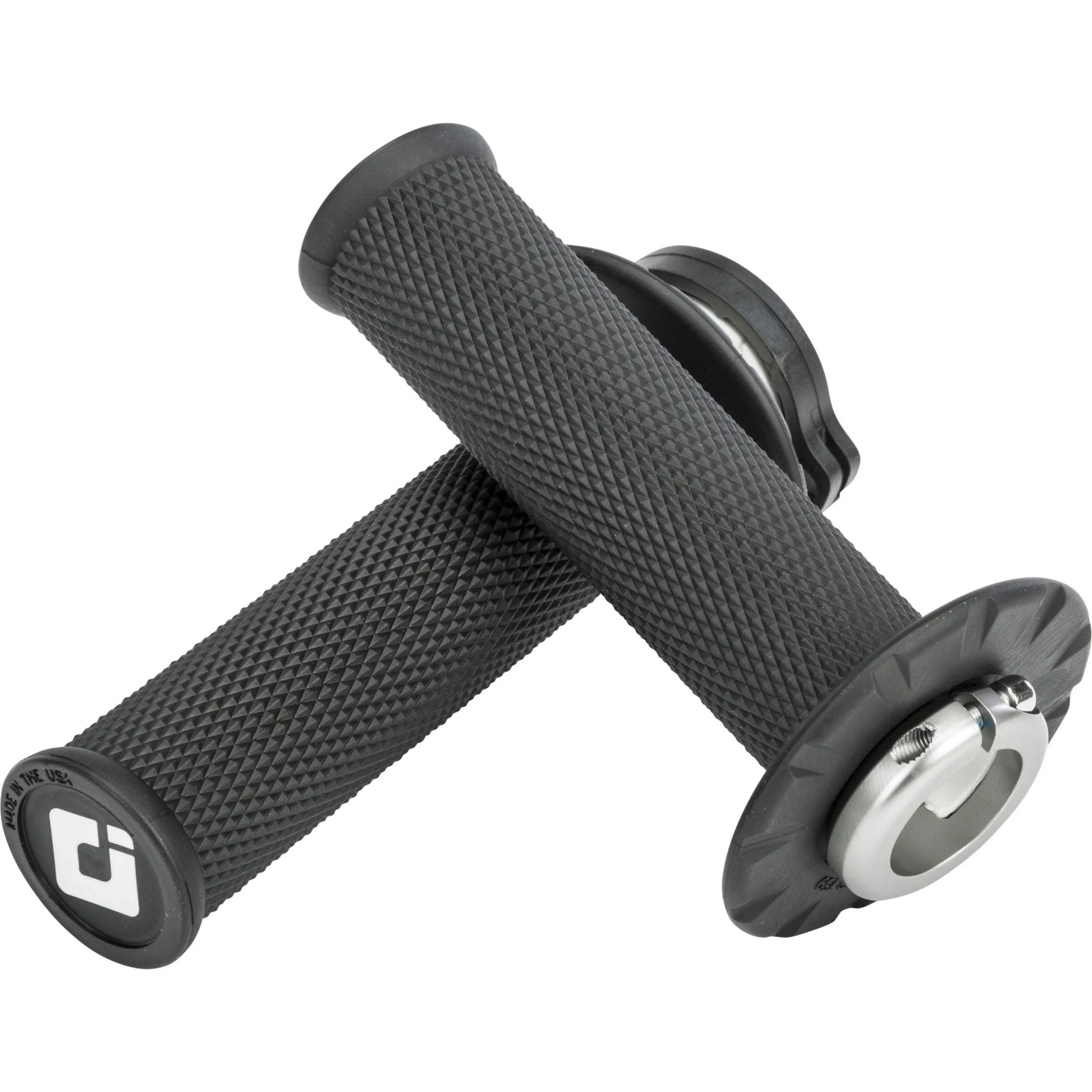 ODI MX V2 Lock-On No-Waffle Grips Graphite