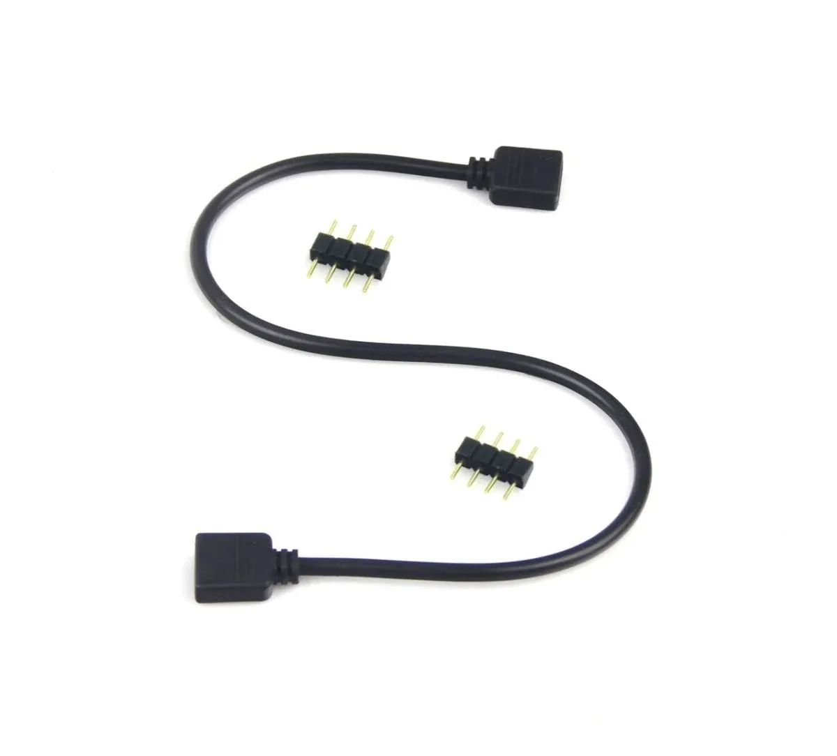 Micro Connectors F04-RGB0150-2P 50CM RGB Extension Cable - 2 per Pack