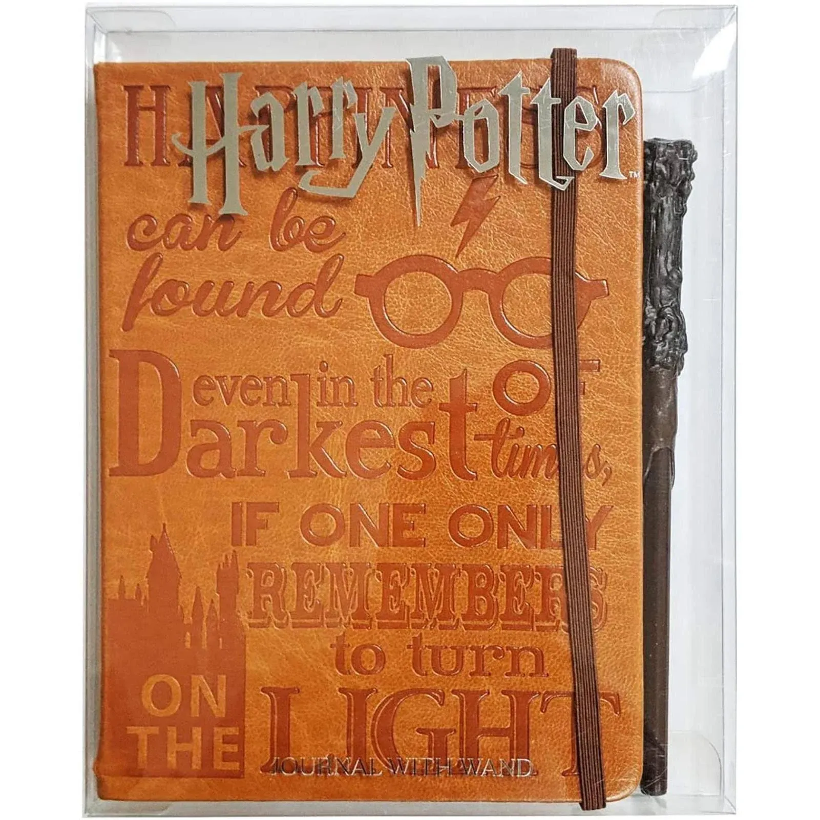 Harry Potter Faux Leather Journal W Wand Pen