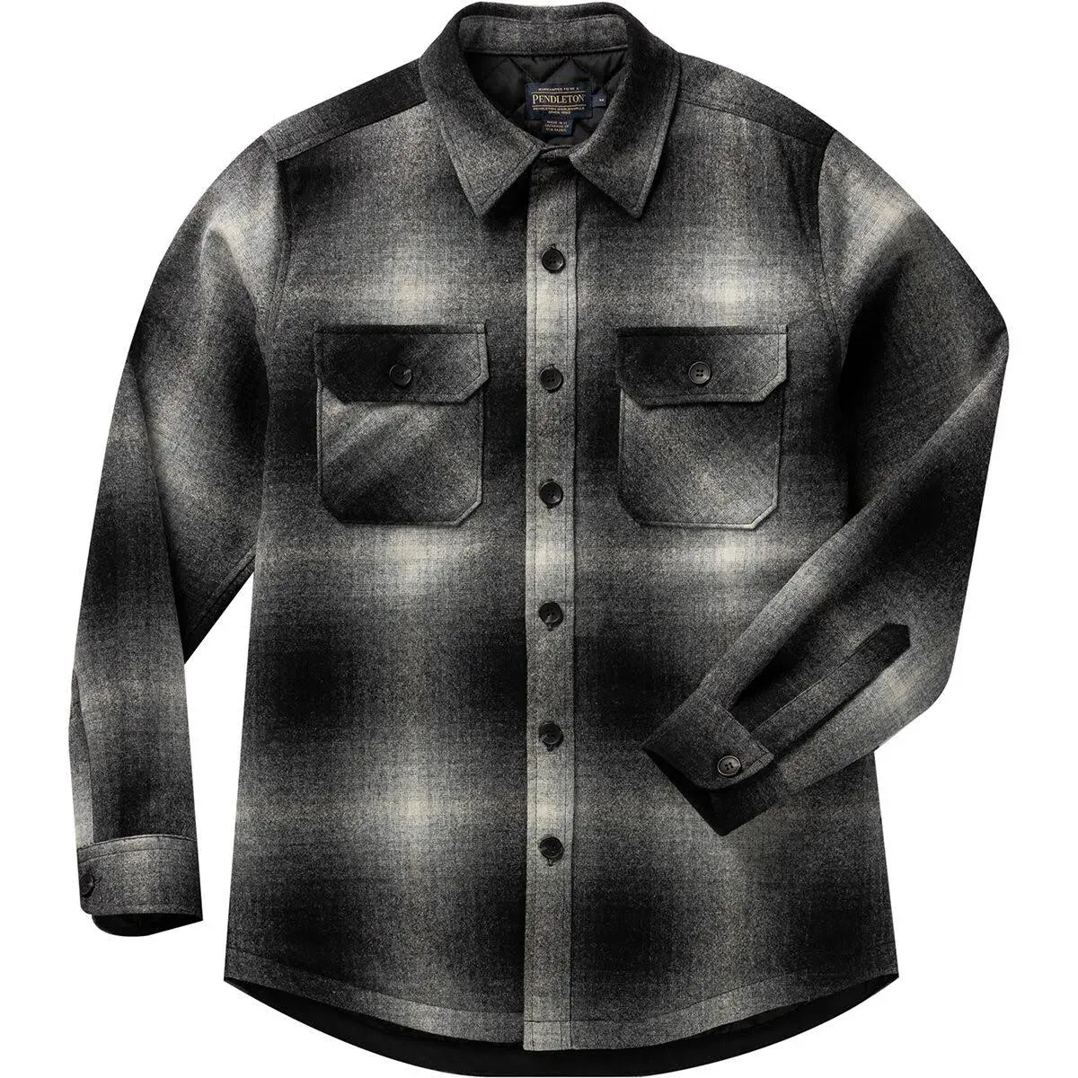 Pendleton Men's Quilted CPO Wool Shirt Jacket