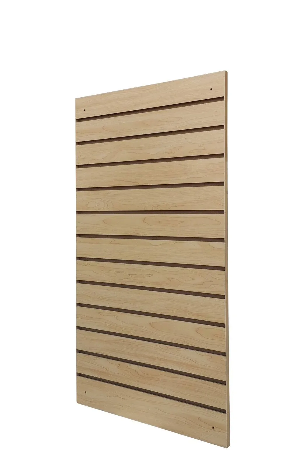 FixtureDisplays Maple Wood Grain Slatwall Panel