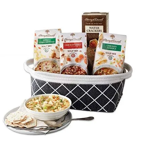 Harry & David Soup Gift Basket, Chicken Noodle Soup, Gift Basket, Care Package