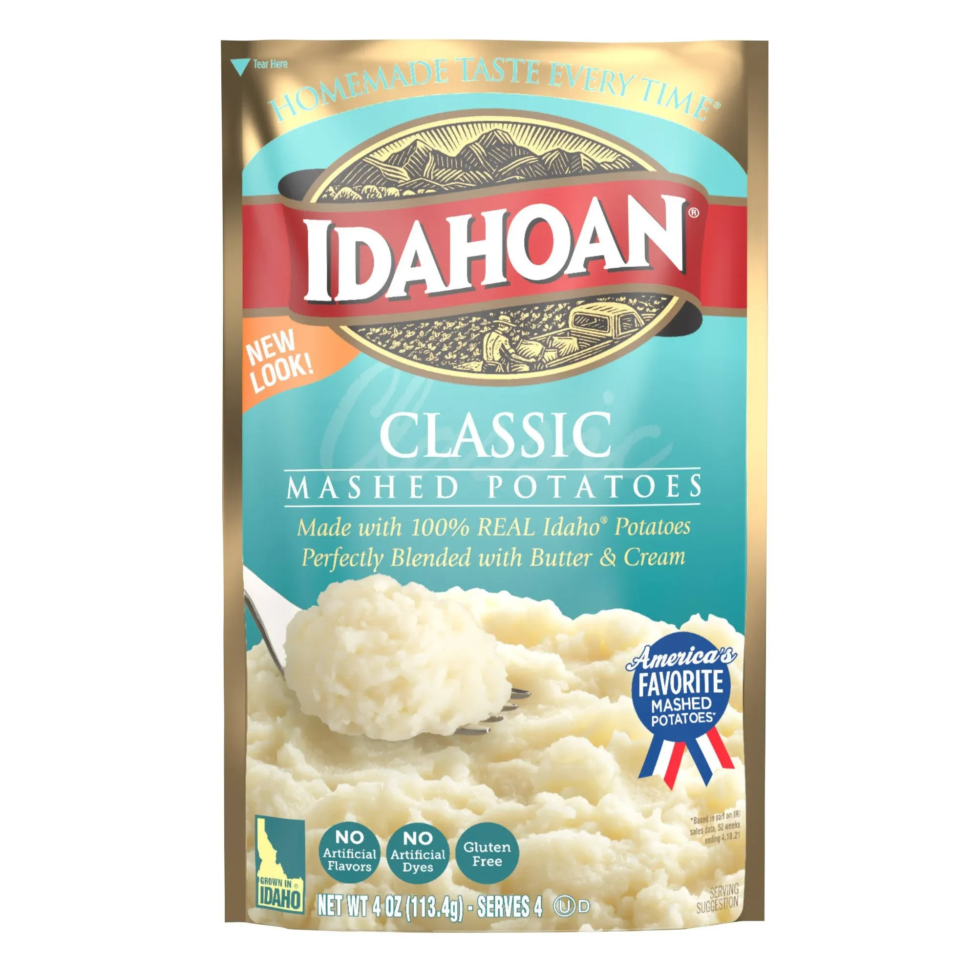 Idahoan® Classic Mashed Potatoes, 4 oz (Pack of 12)