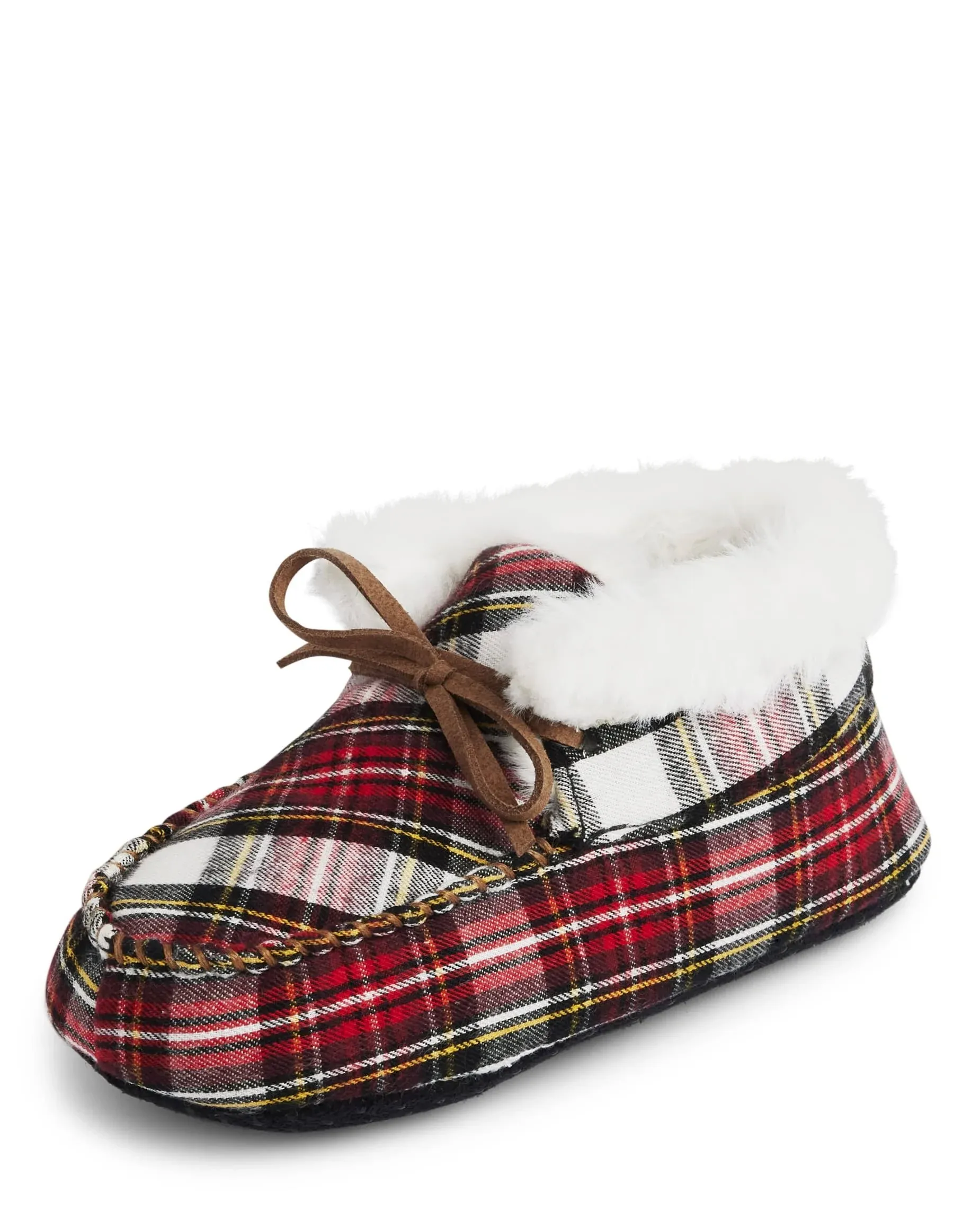 Gymboree | Unisex | Plaid Slippers - Gymmies | Size Toddler 7-8 | 100% Polyester ...