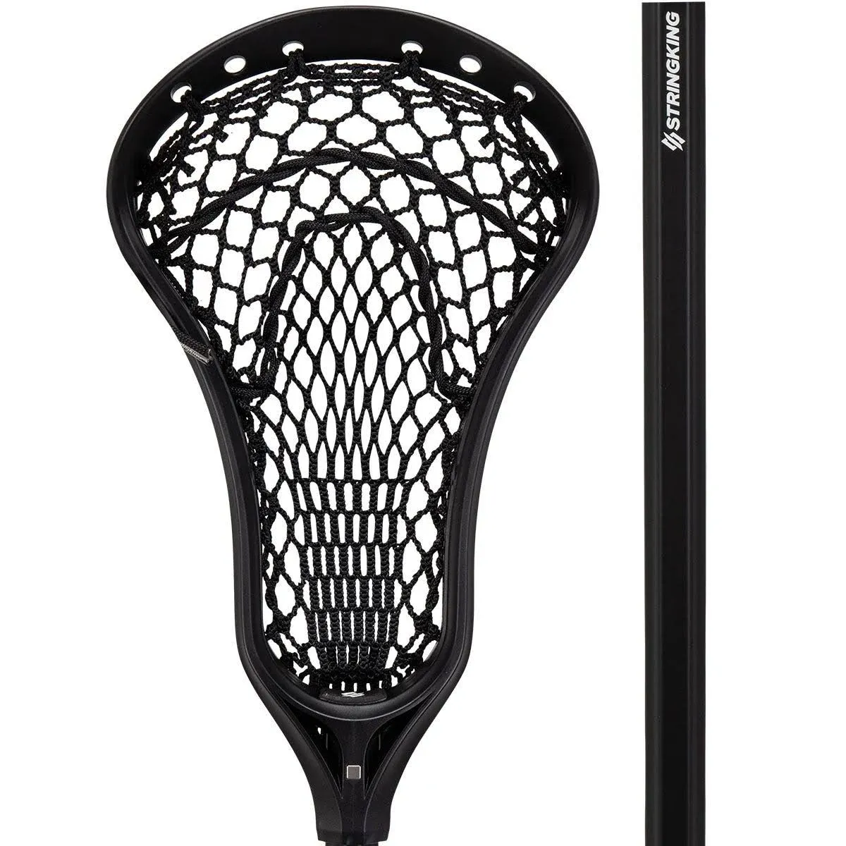 StringKing Starter Junior Lacrosse Complete Stick - Black