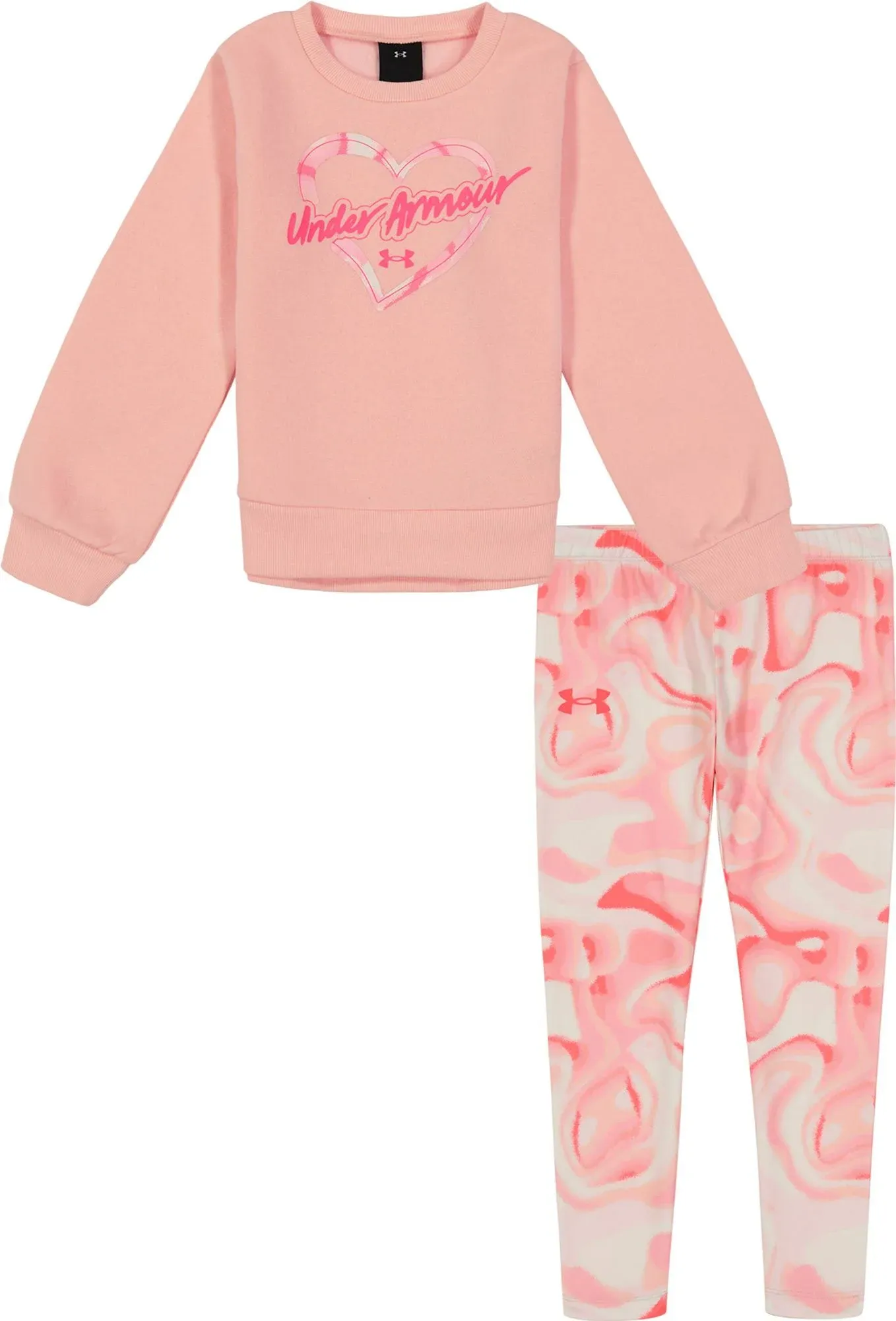 Baby Girls' Under Armour Fleece Crewneck & Leggings Set