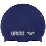 Arena Classic Silicone Swim Cap, Acid Lime / Black