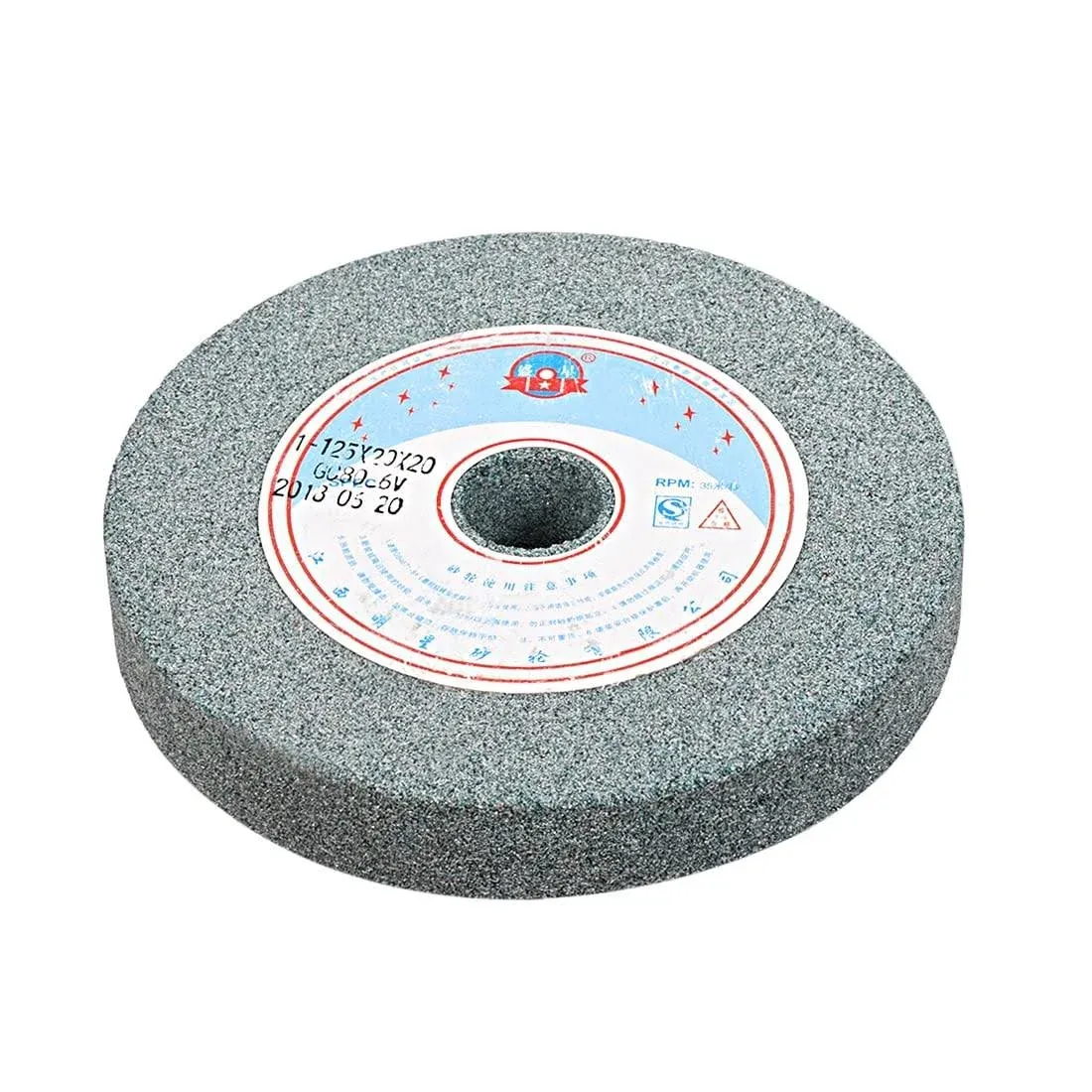 Uxcell 5-Inch Bench Grinding Wheels Green Silicon Carbide GC 80 Grits Surface ...