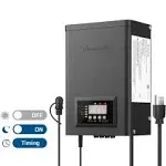 DEWENWILS 300W Low Voltage Transformer with 3 Independent Control Outputs, Landscape Transformer with Timer and Photocell Sensor, 120V AC to 12V/14V AC, Weatherproof, ETL Listed