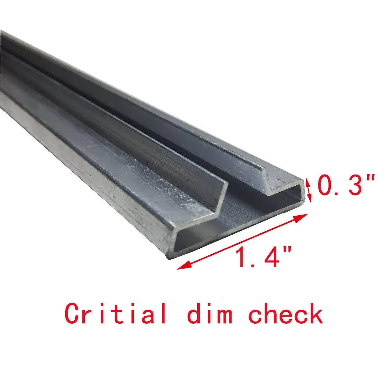 Fixturedisplays 42 inch Long Aluminum Slatwall Inserts 1748-2-nf Be Sure to ...