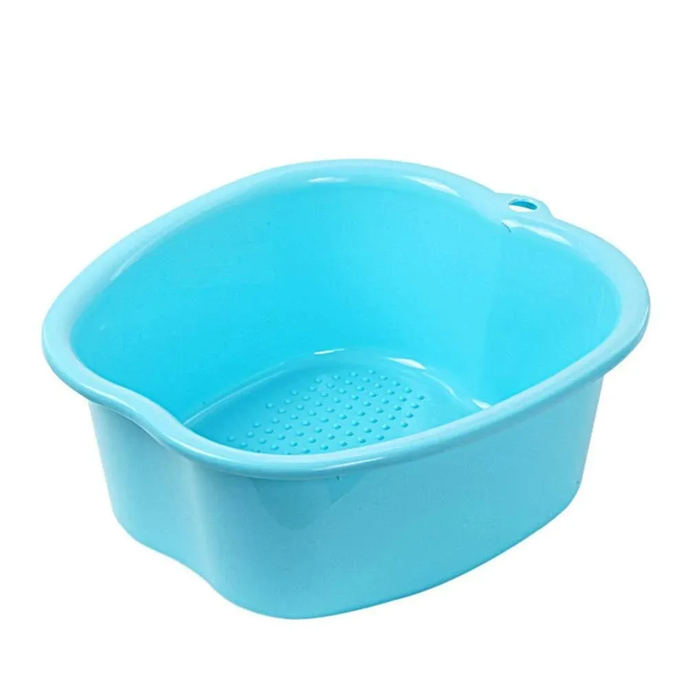 Foot Soak Tub Foot Soaking Bath Basin Large Foot Soaking Tub Foot Bath Spa Basin Foot Spa Massage Basin Foot Bath Bucket for Soaking Foot,Toe Nails, and Ankles,Pedicure Blue