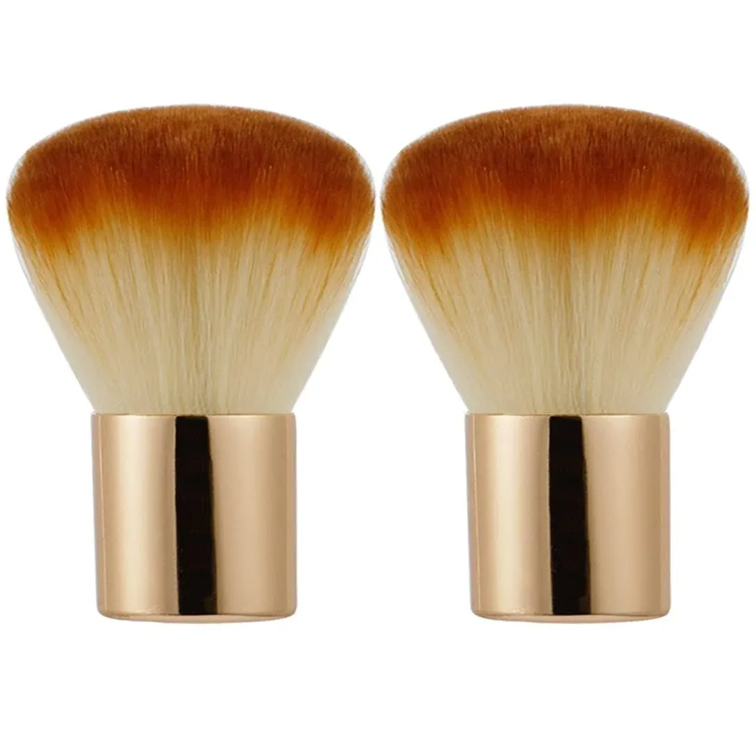 RN Beauty 2 Pieces Kabuki Brushes Powder Brush Blush Brush Foundation Brush ...