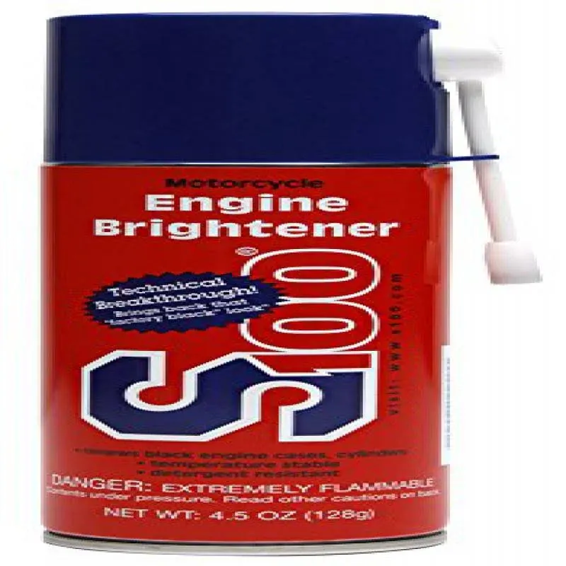 S100 Motorcycle Engine Brightener Cleaner Restoring Spray 4.5oz