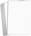 Hamilco White Cardstock Thick 11x17 Paper - Heavy Weight 80 lb Cover Card Stock 25 Pack (Bright)