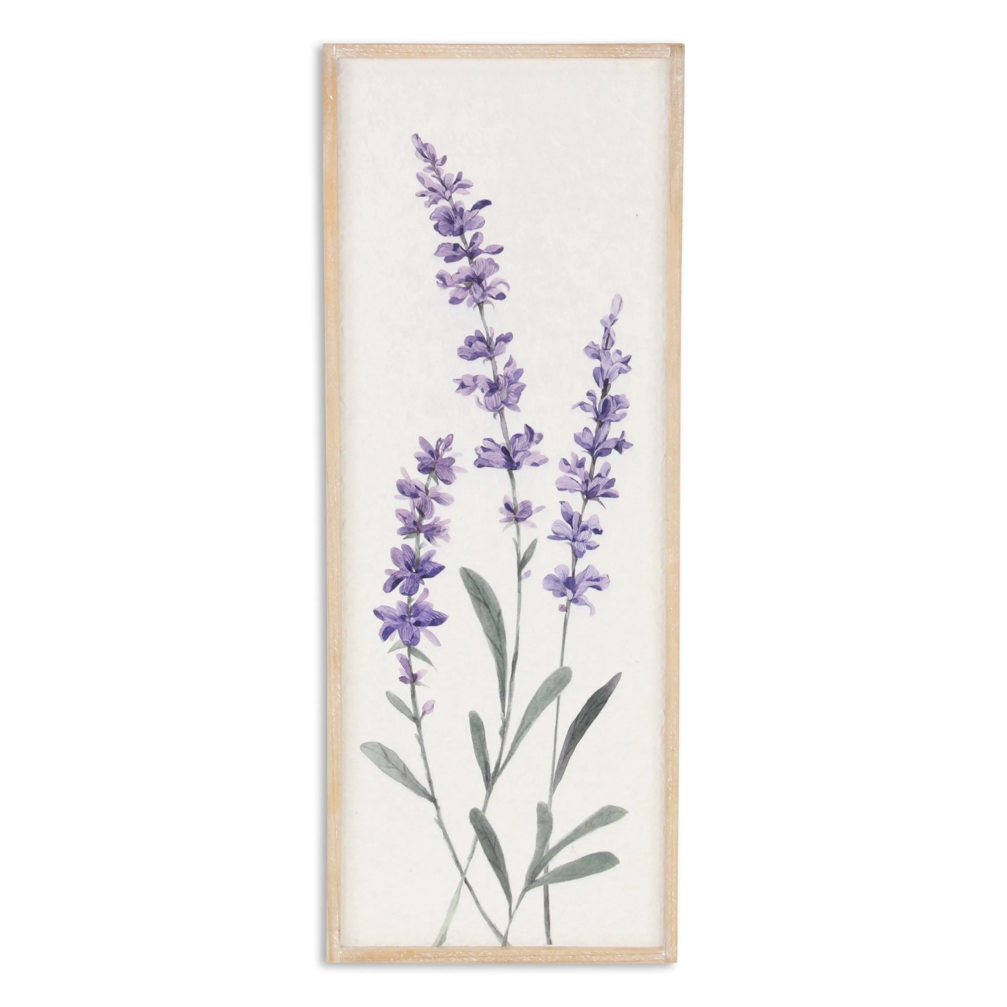 Lavender Bouquet Wall Panel - Left - Contemporary - Prints And Posters - by VirVentures | Houzz