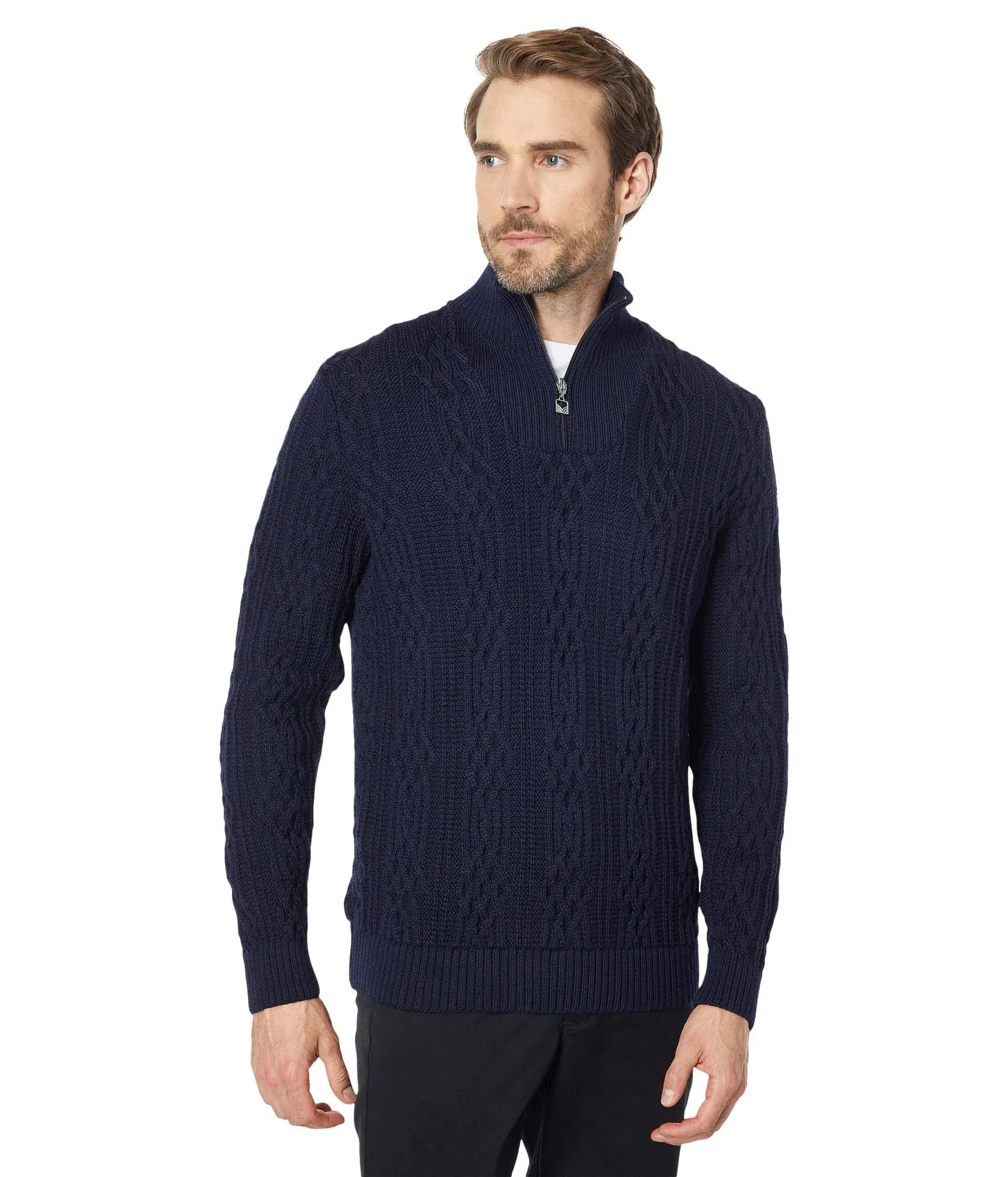 Dale of Norway Hoven Men’s Sweater - 100% Lightweight Wool Knit Sweater - Men’s Pullovers - Cable-Knit Sweater for Men