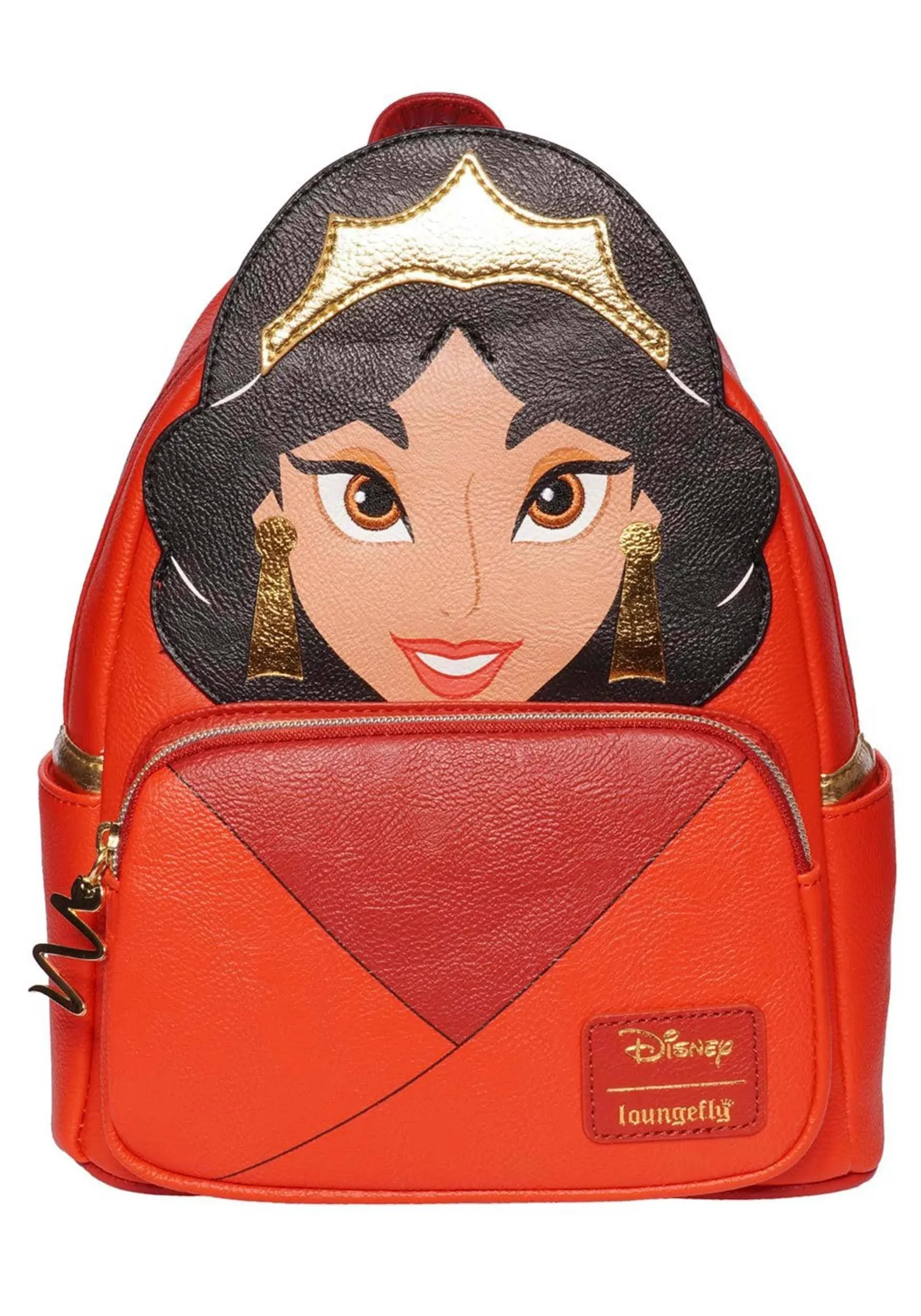 Loungefly Aladdin Princess Jasmine Red Outfit Cosplay Mini-Backpack EE Exclusiv