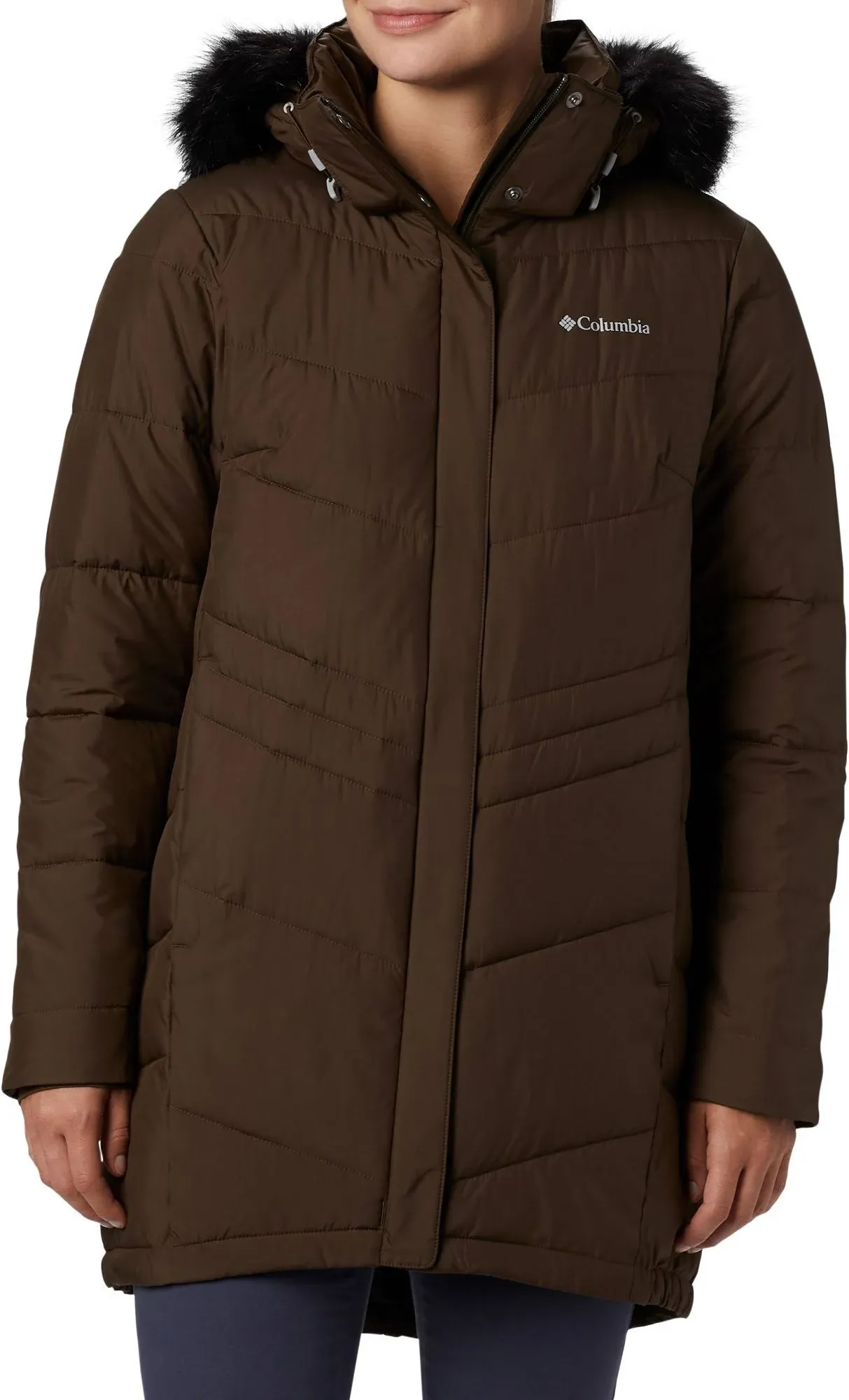 Columbia Women ' S Peak to Park Mid Insulated Jacket - Olive Green