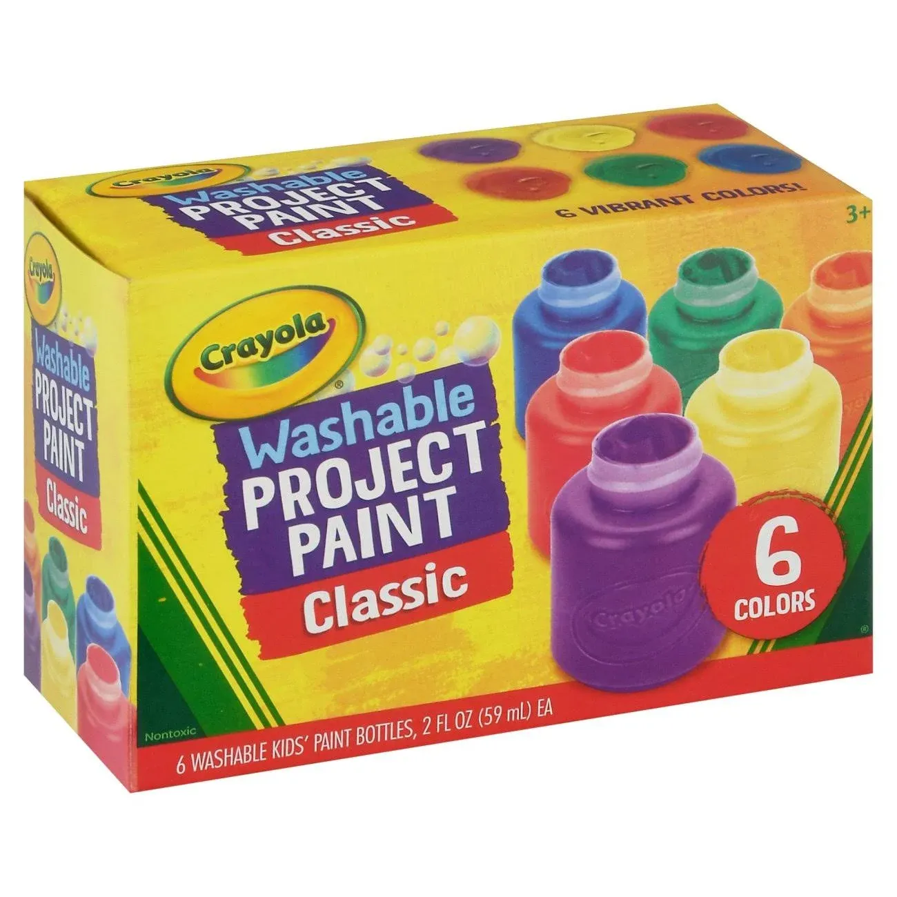 Crayola Washable Kids Paints - 6.0 ea