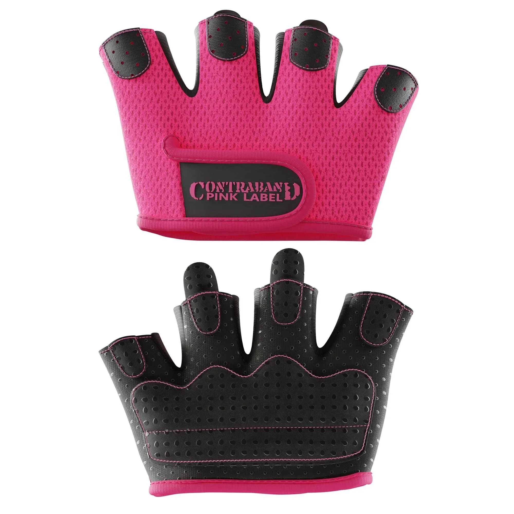 CLEARANCE 50% OFF! Contraband Pink Label 5537 Womens MICRO Lifting Gloves (PAIR)