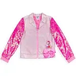 JoJo Siwa Unicorn Little Girls Sequin Zip Up Jacket Toddler to Big Kid