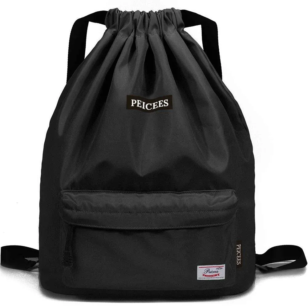 Peicees Waterproof Drawstring Sport Bag