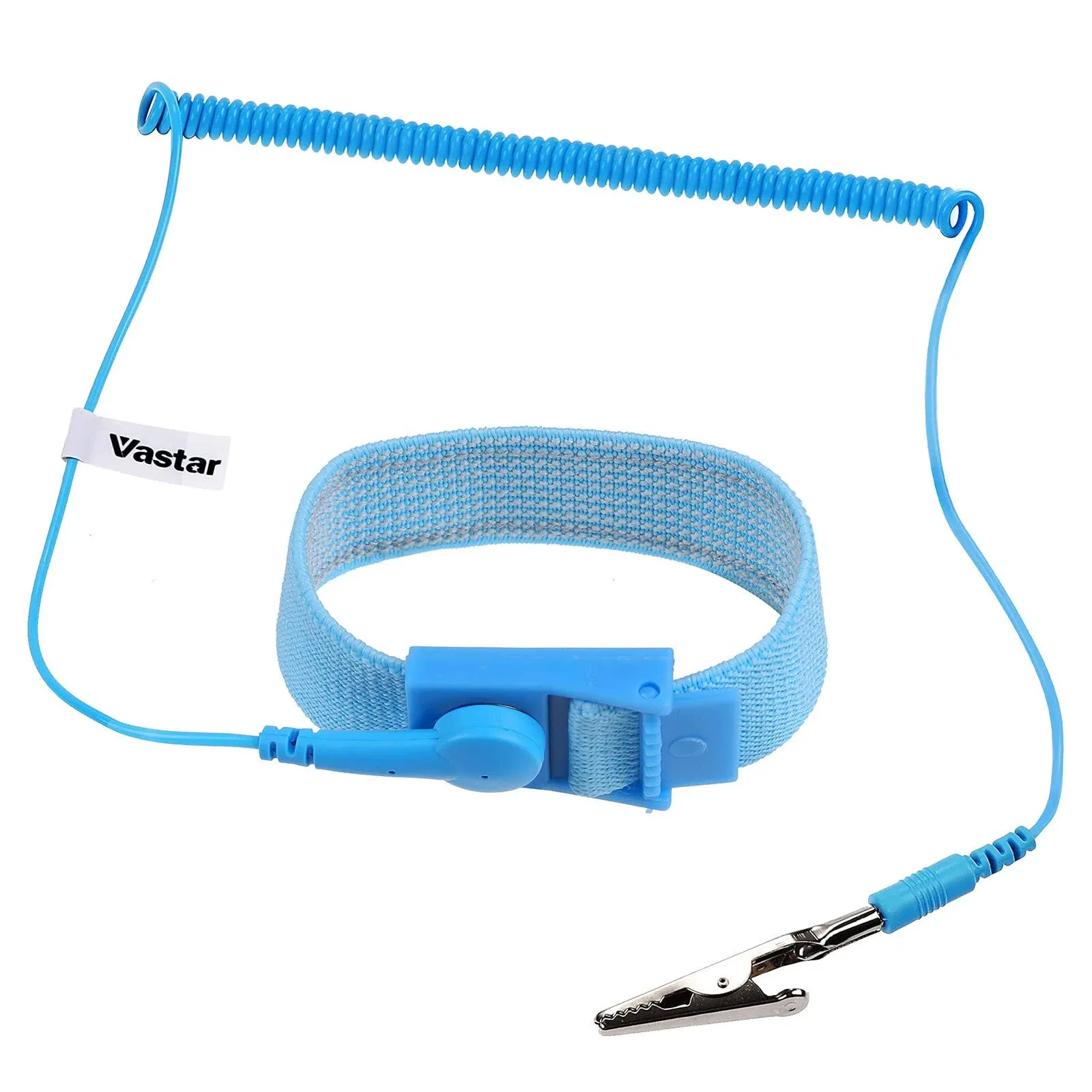 Vastar ESD Anti-Static Wrist Strap Components, Blue