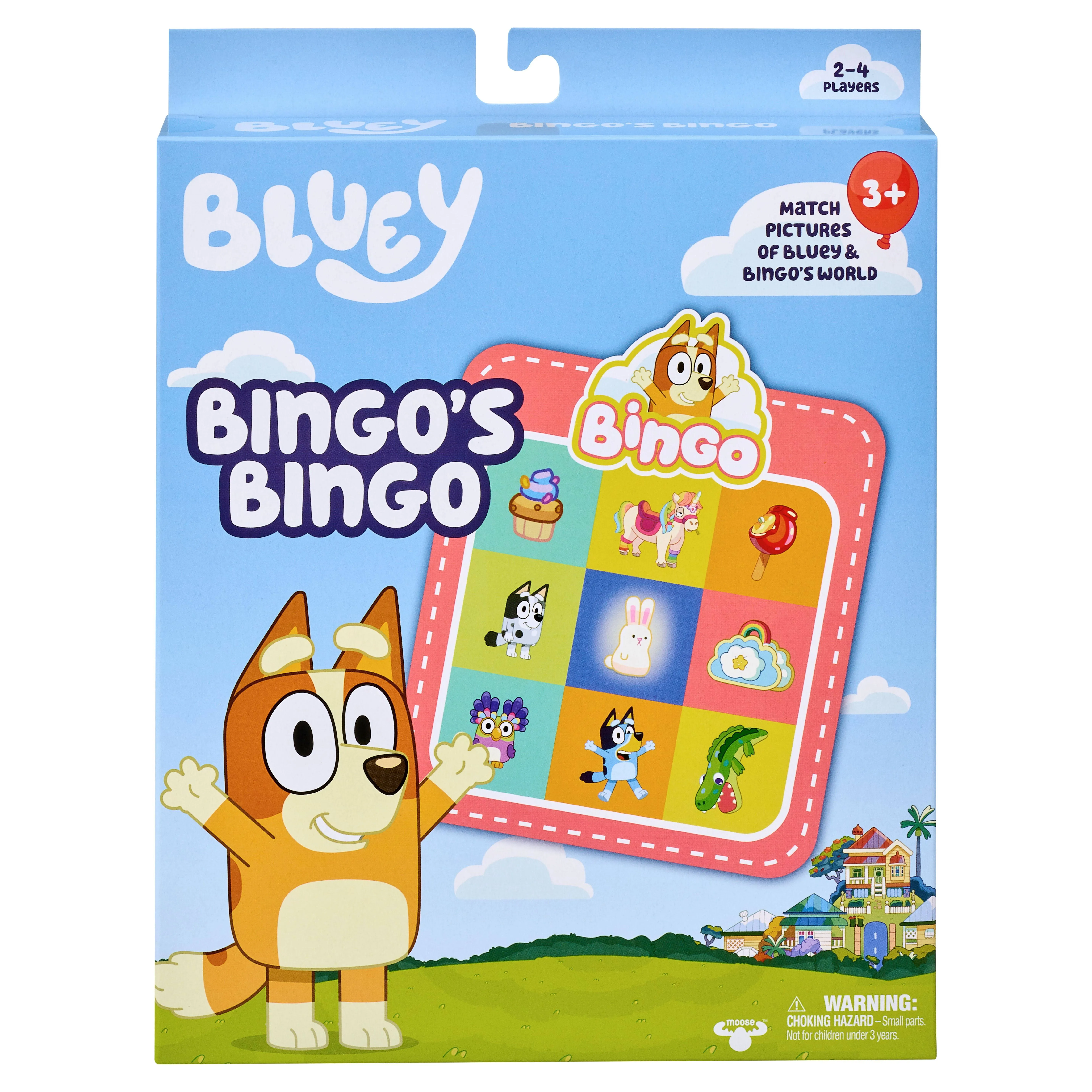 Bluey - Bingo&#039;s Bingo Card Game - Fun Matching Where You Match Images... 