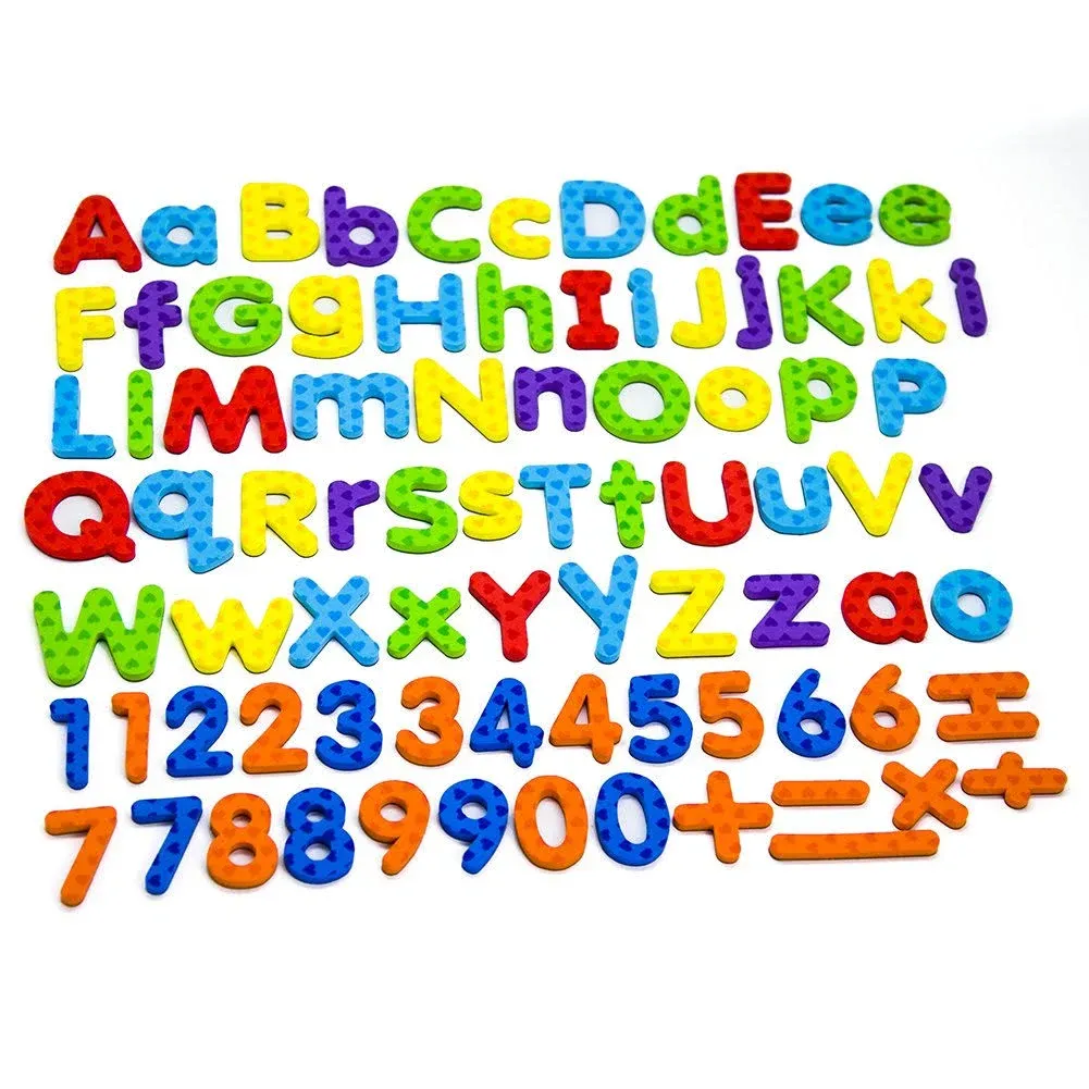 Magnetic Letters and Numbers for Educating Kids in Fun -Educational Alphabet ...