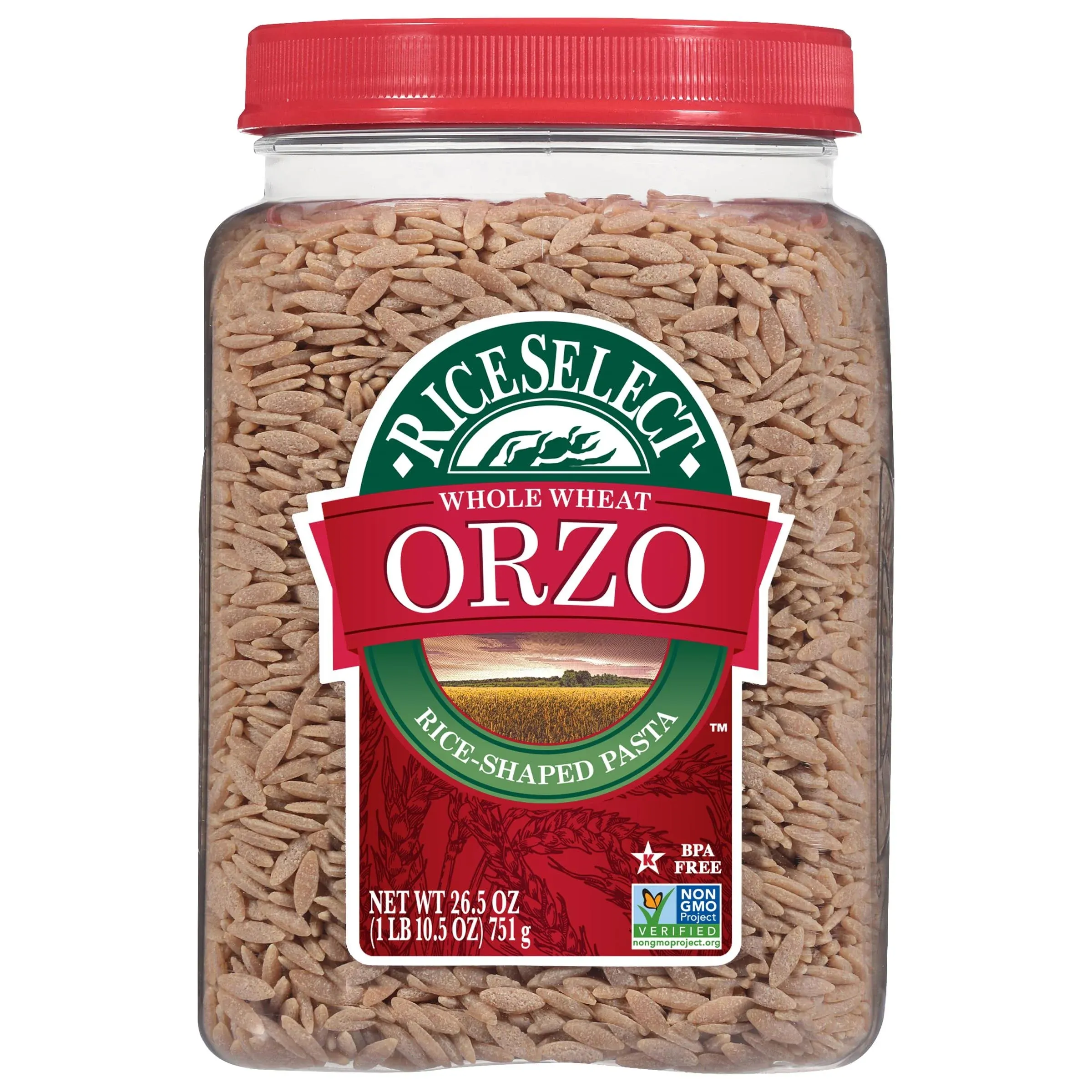 RiceSelect Orzo Whole Wheat Pasta