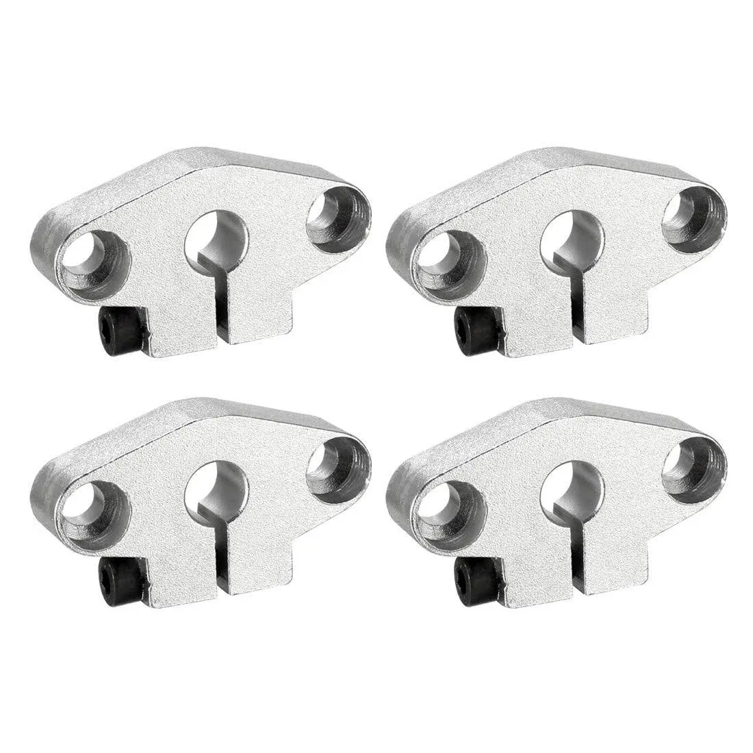 Uxcell 4pcs SHF8 Linear Motion Rail Clamping Rod Rail Guide Support for 8mm Dia ...