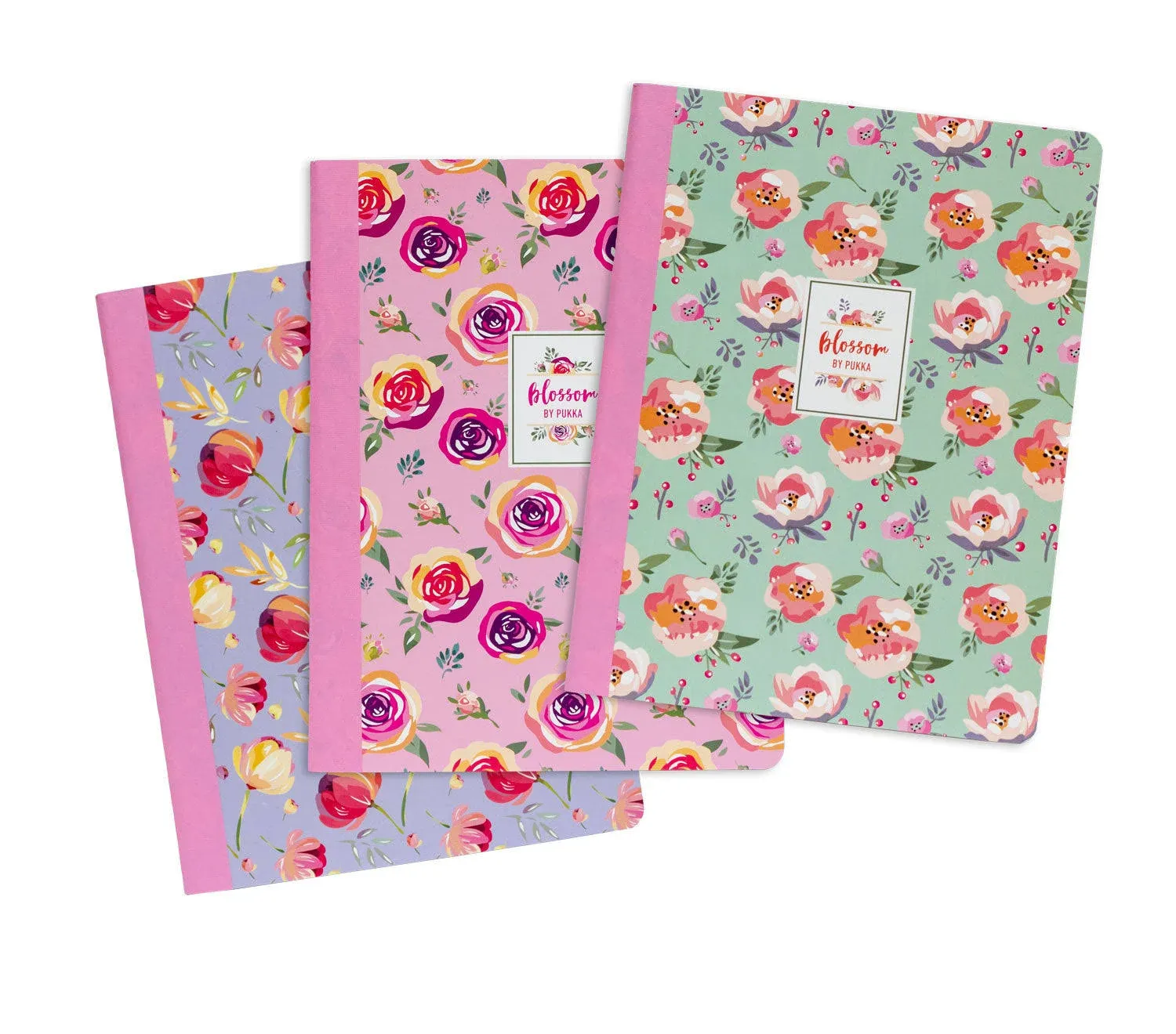 Blossom Composition Books 3-pack