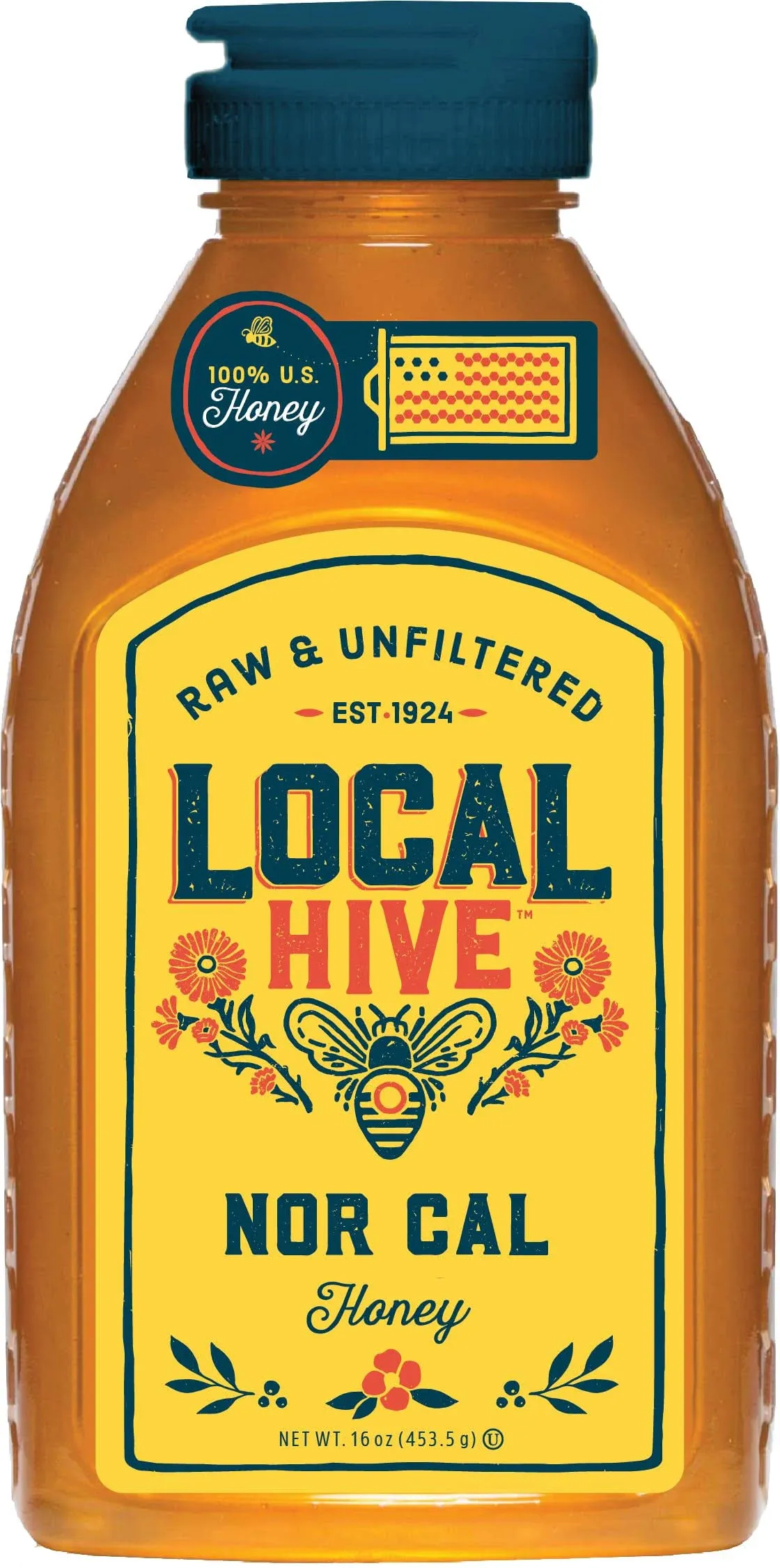 Local Hive Honey Raw & Unfiltered Nor Cal - 16 Oz